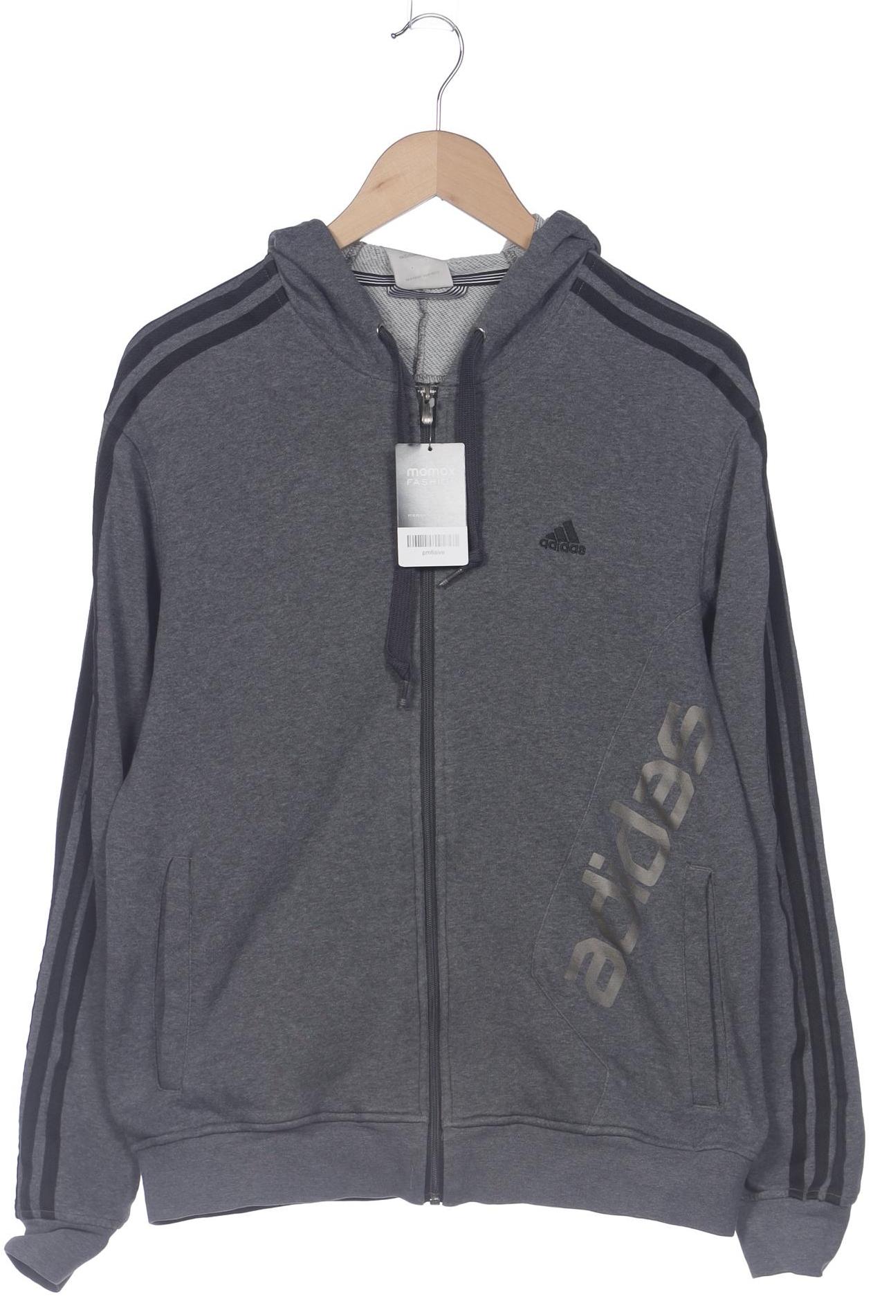 

adidas Herren Kapuzenpullover, grau, Gr. 48