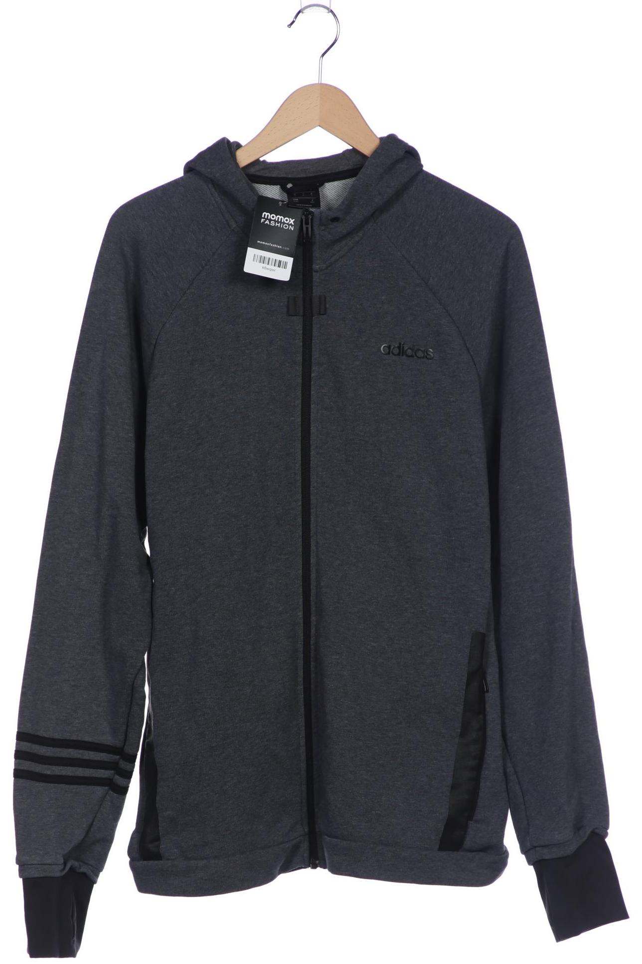 

adidas Herren Kapuzenpullover, grau, Gr. 54