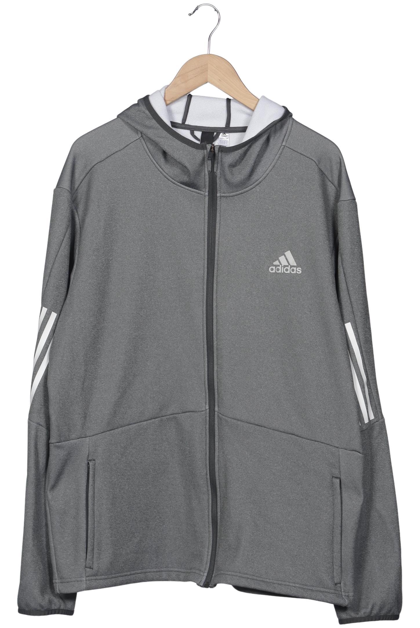 

adidas Herren Kapuzenpullover, grau, Gr. 54