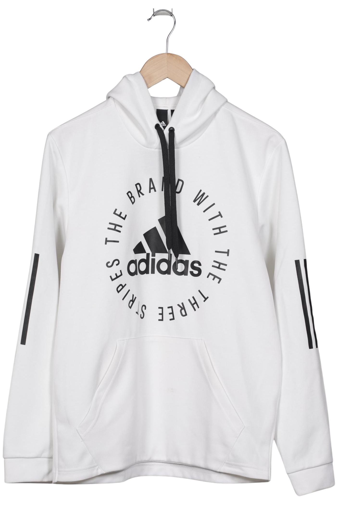 Thumbnail - adidas Herren Kapuzenpullover, weiß, Gr. 48