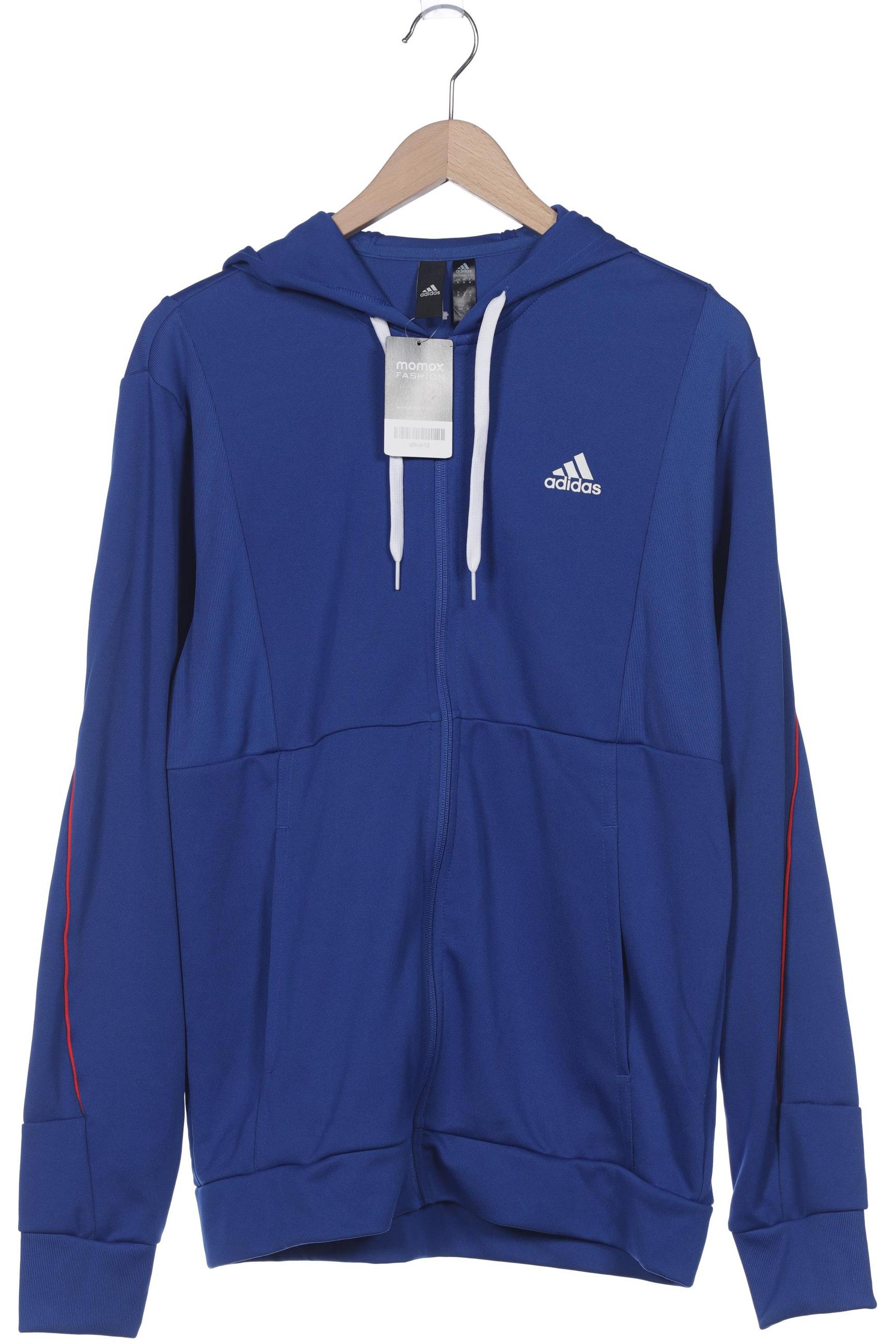 

adidas Herren Kapuzenpullover, blau, Gr. 48