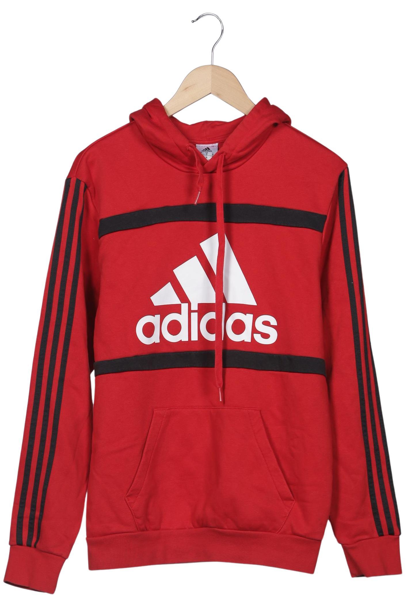 

adidas Herren Kapuzenpullover, rot, Gr. 48