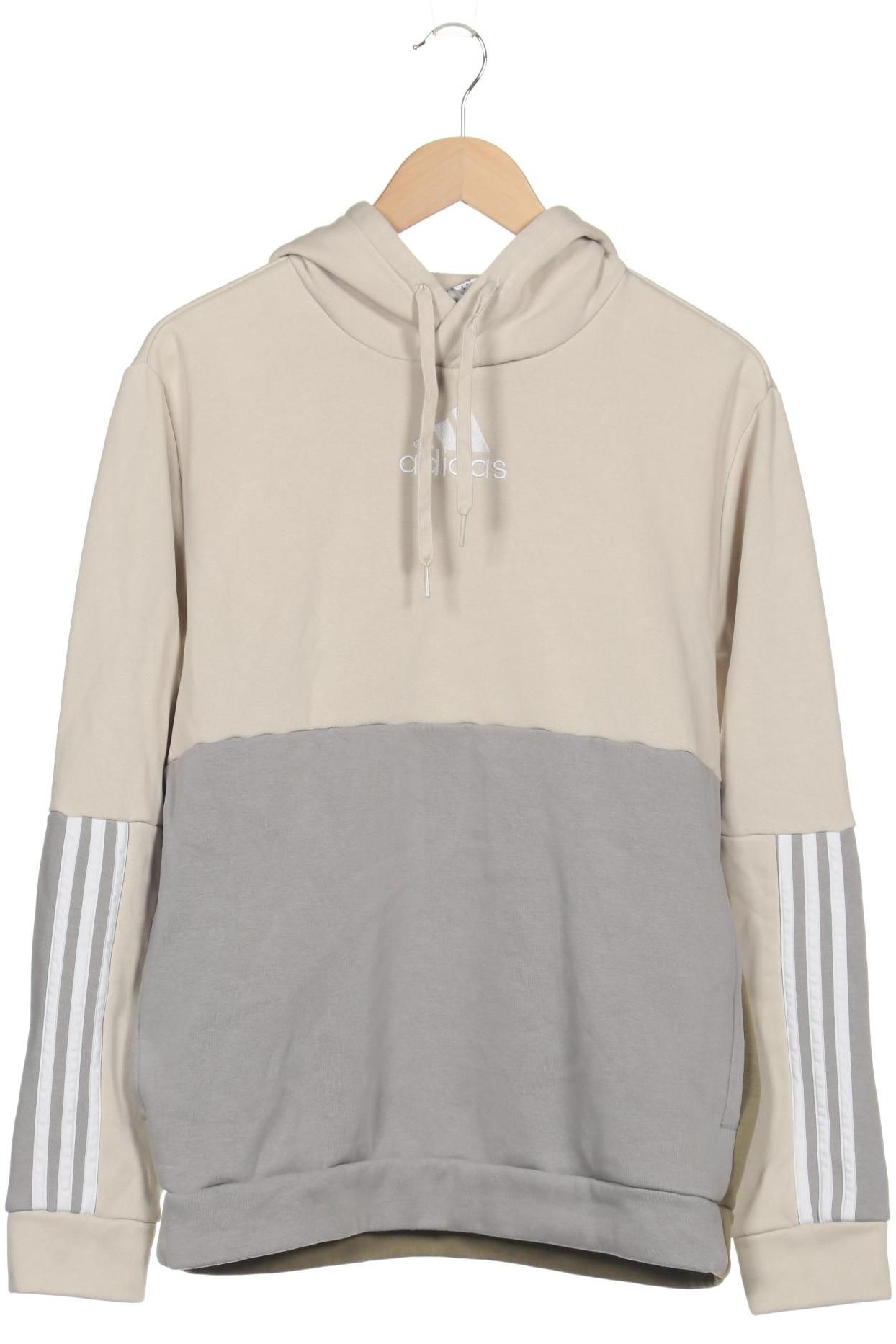 

adidas Herren Kapuzenpullover, beige, Gr. 48