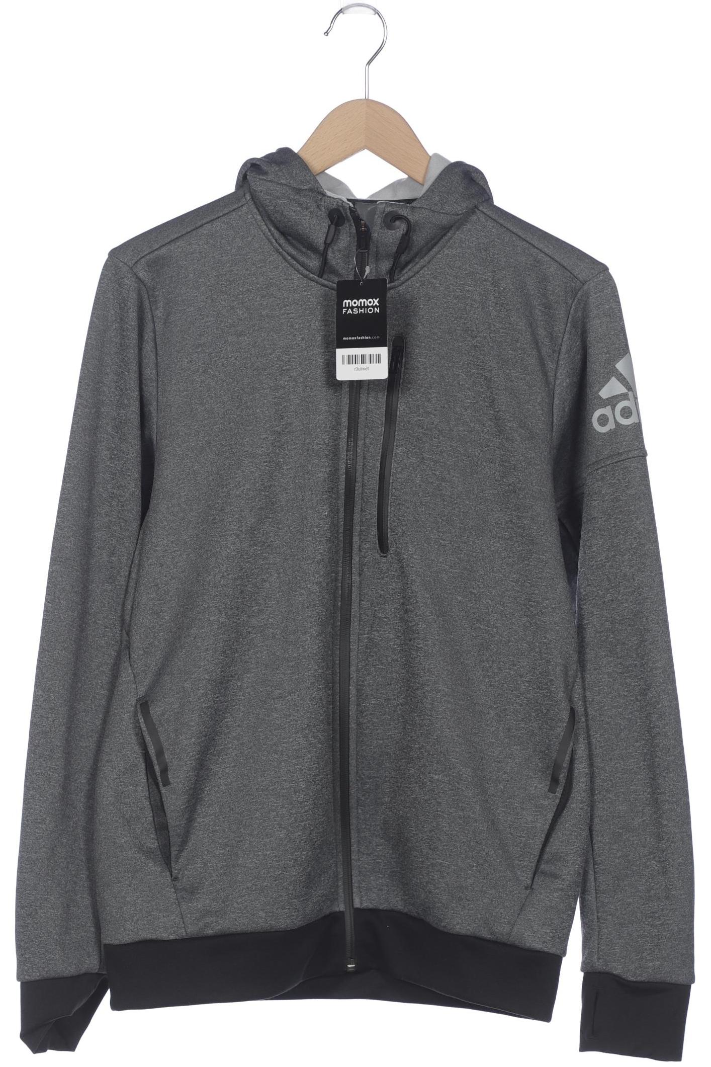 

adidas Herren Kapuzenpullover, grau, Gr. 48