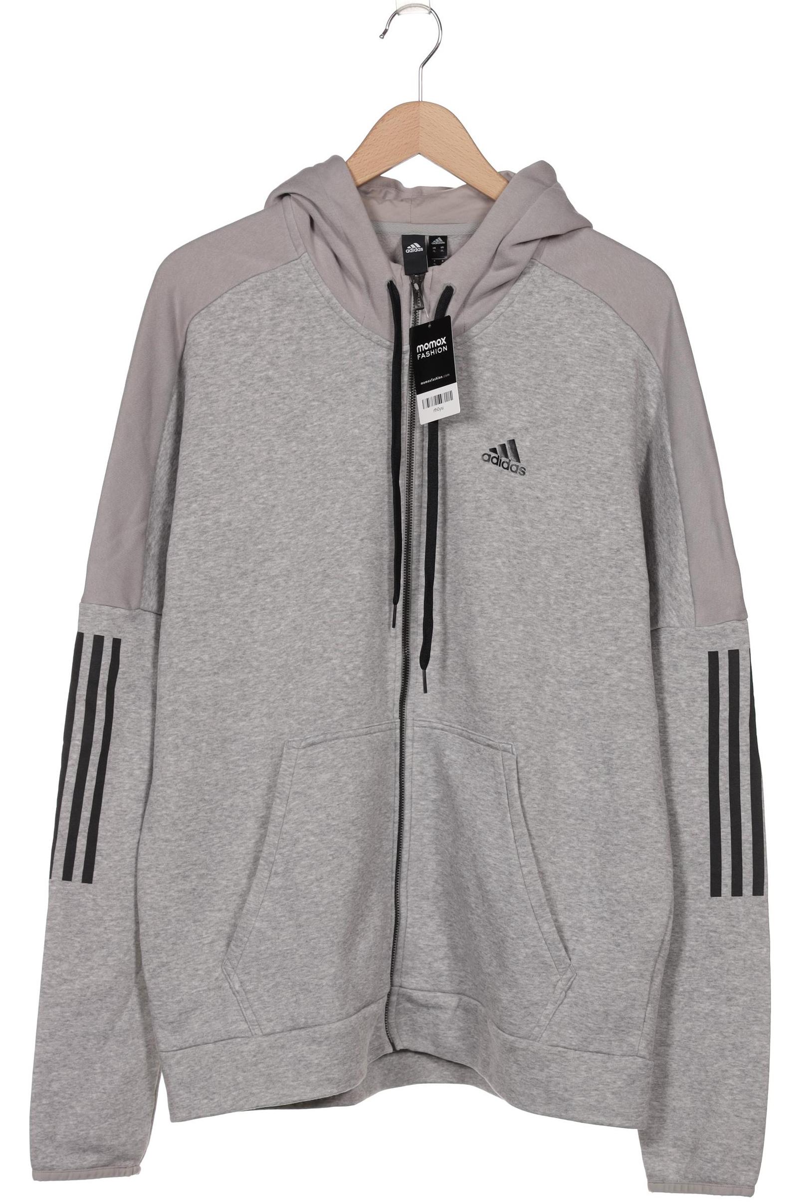 

adidas Herren Kapuzenpullover, grau, Gr. 54