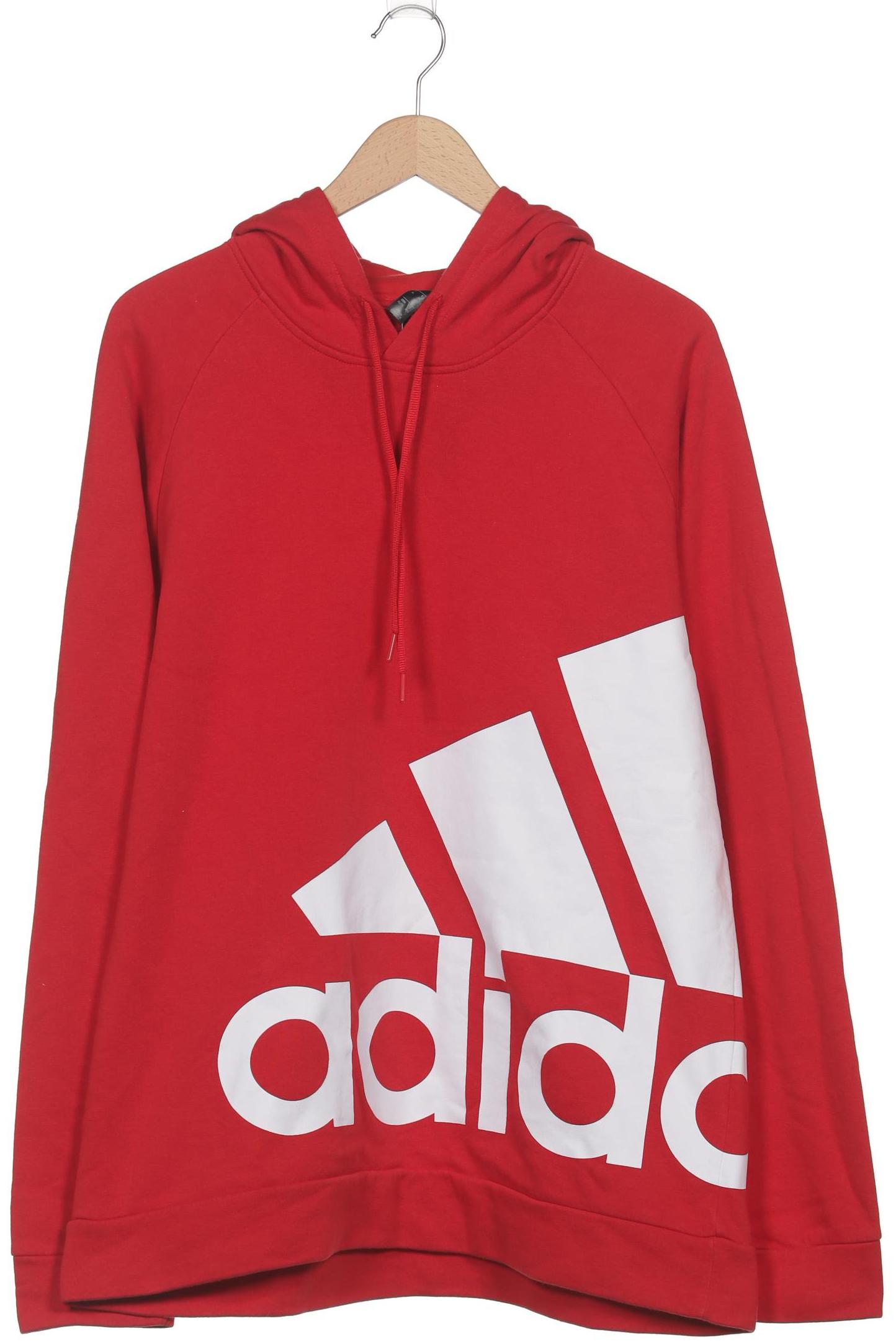 

adidas Herren Kapuzenpullover, rot, Gr. 54