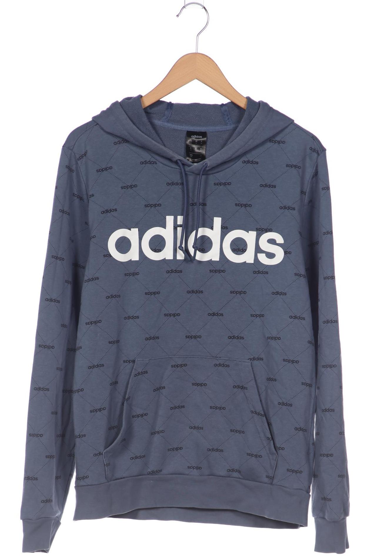 

adidas Herren Kapuzenpullover, blau, Gr. 48