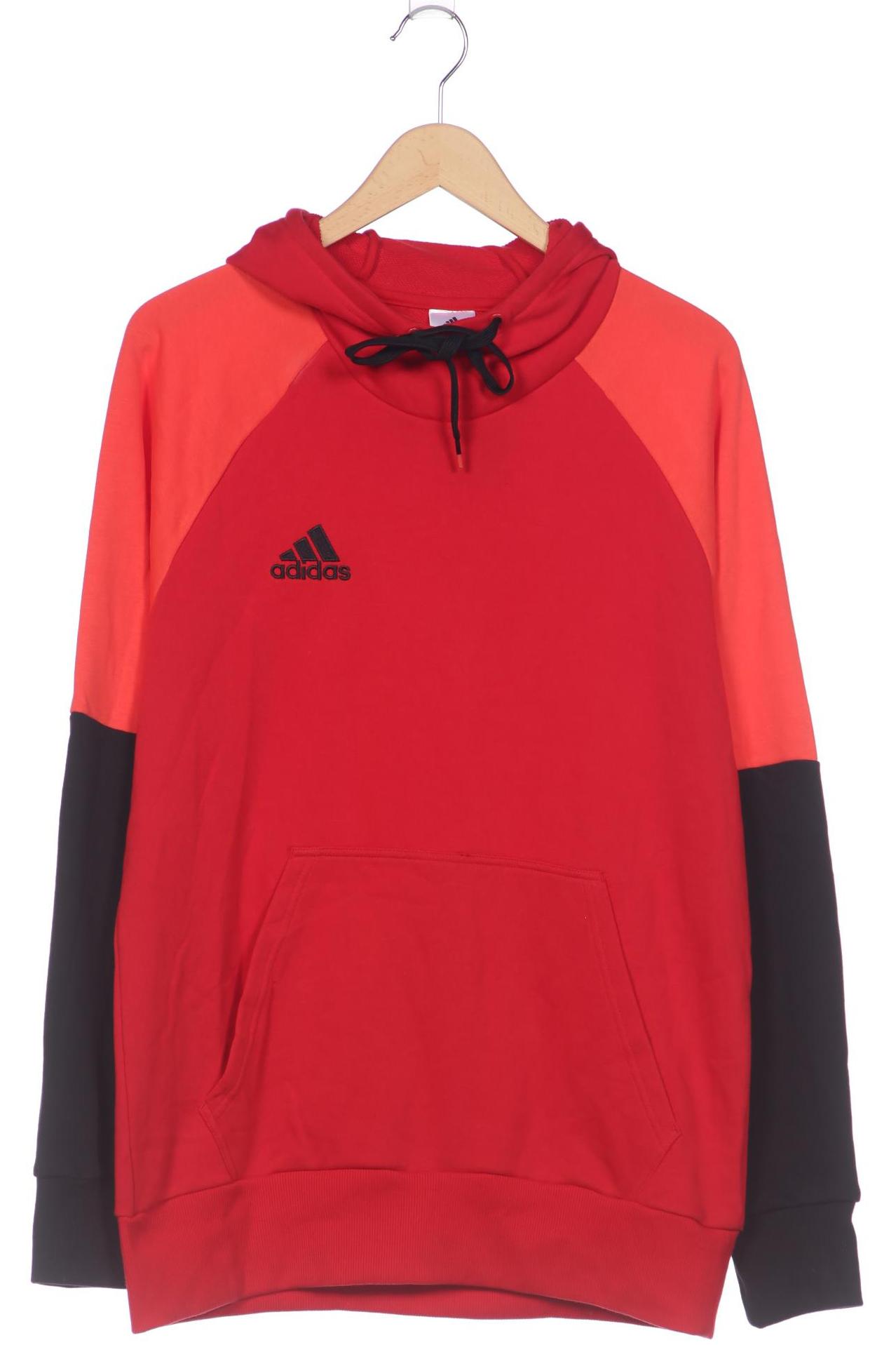 

adidas Herren Kapuzenpullover, rot, Gr. 52