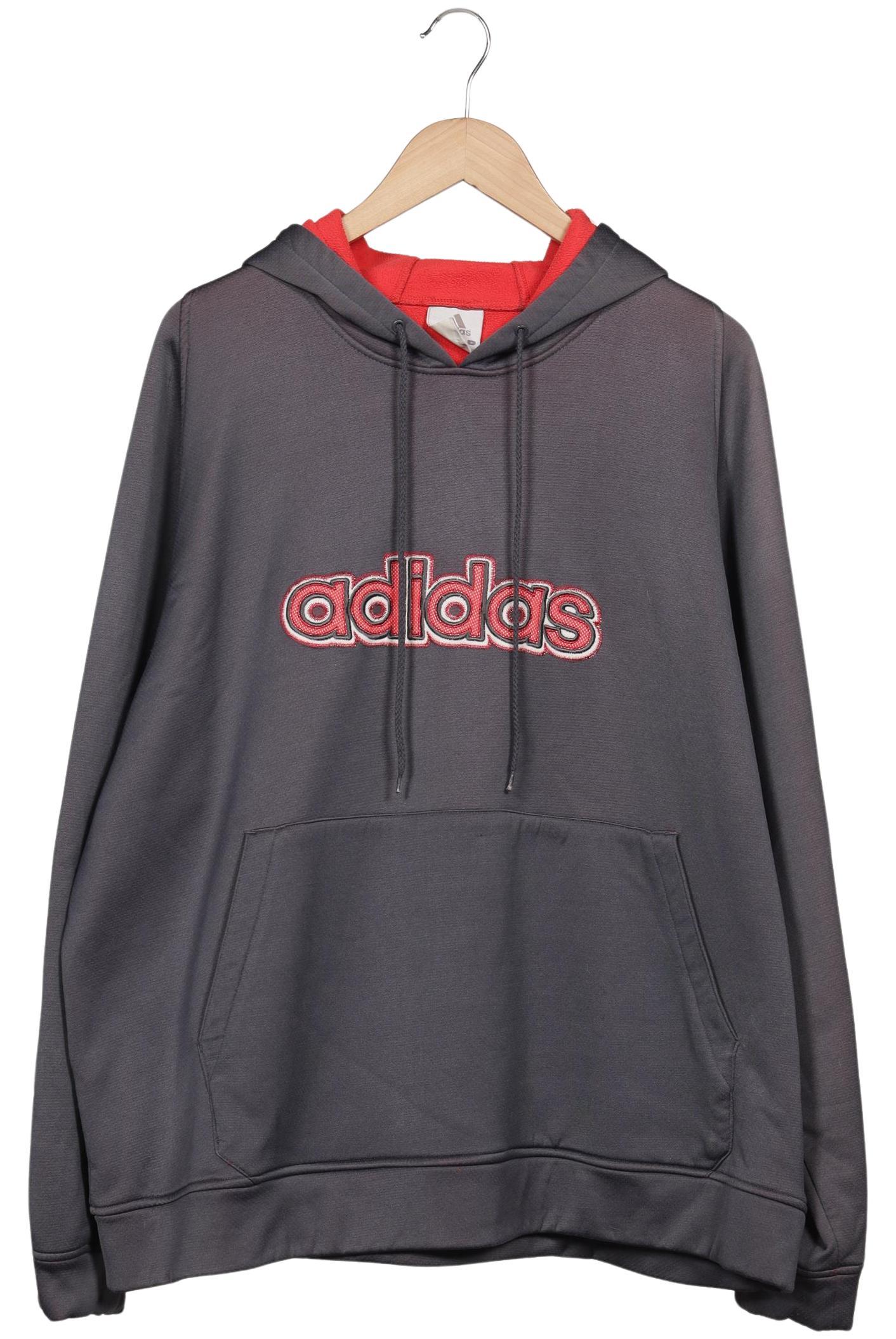 

adidas Herren Kapuzenpullover, grau, Gr. 52