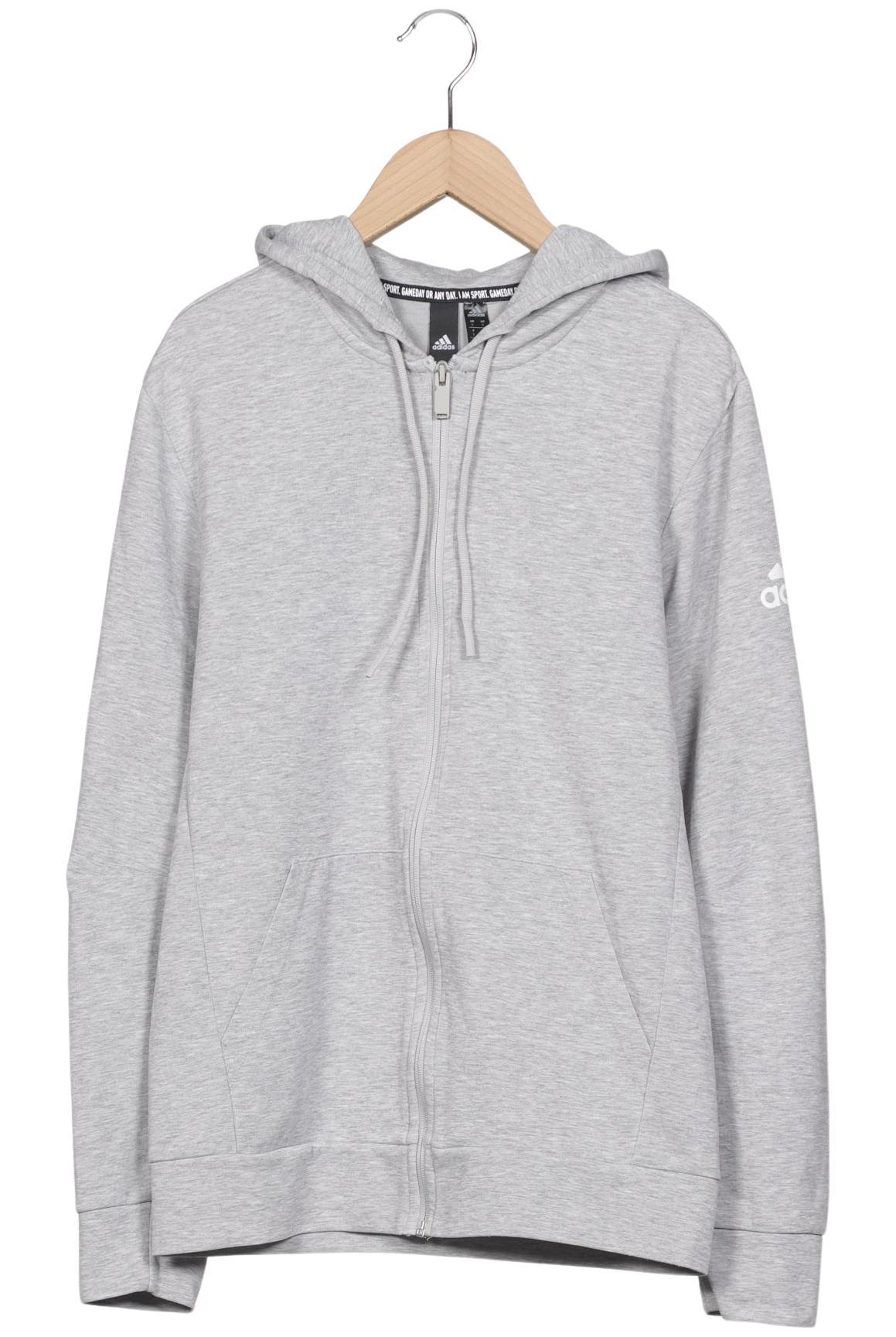 

adidas Herren Kapuzenpullover, grau, Gr. 46