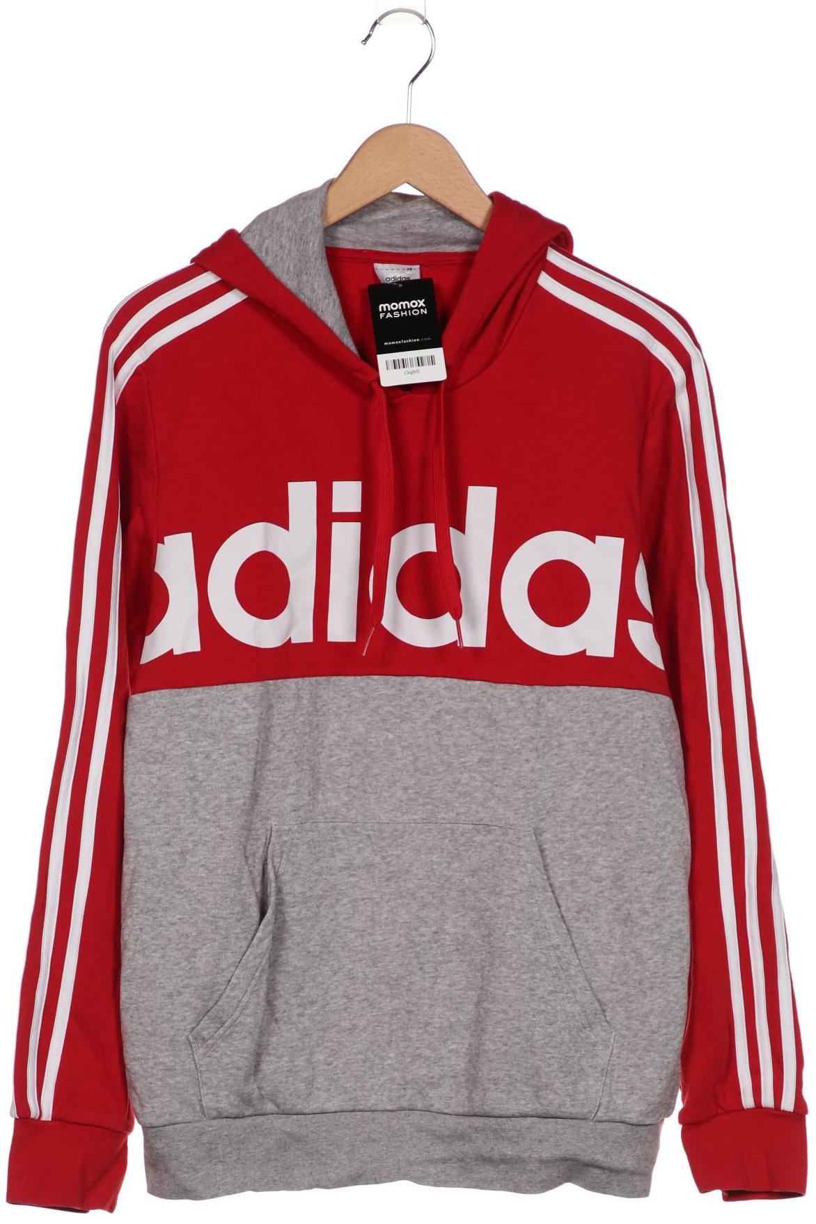 

adidas Herren Kapuzenpullover, rot, Gr. 48
