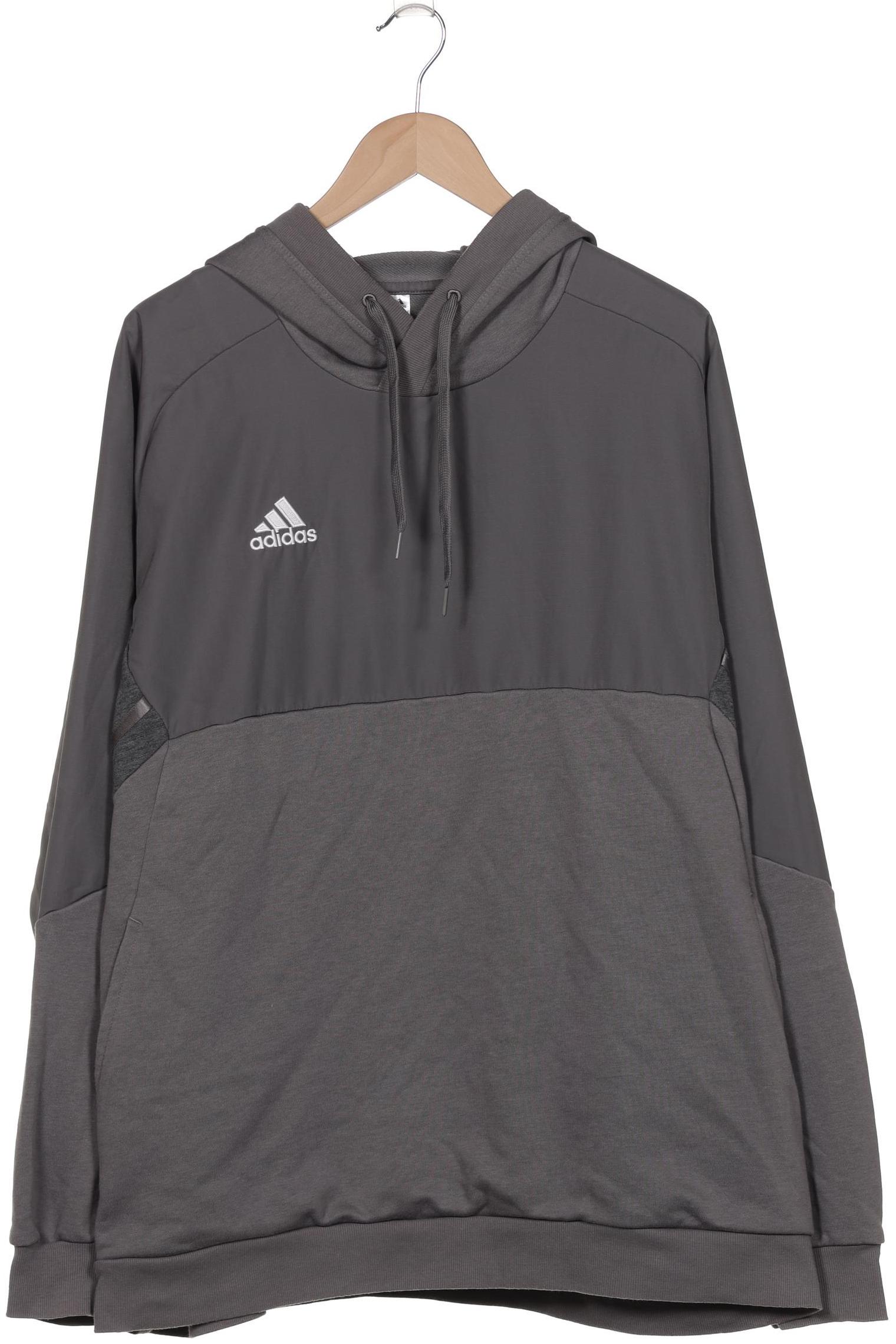 

adidas Herren Kapuzenpullover, grau, Gr. 56