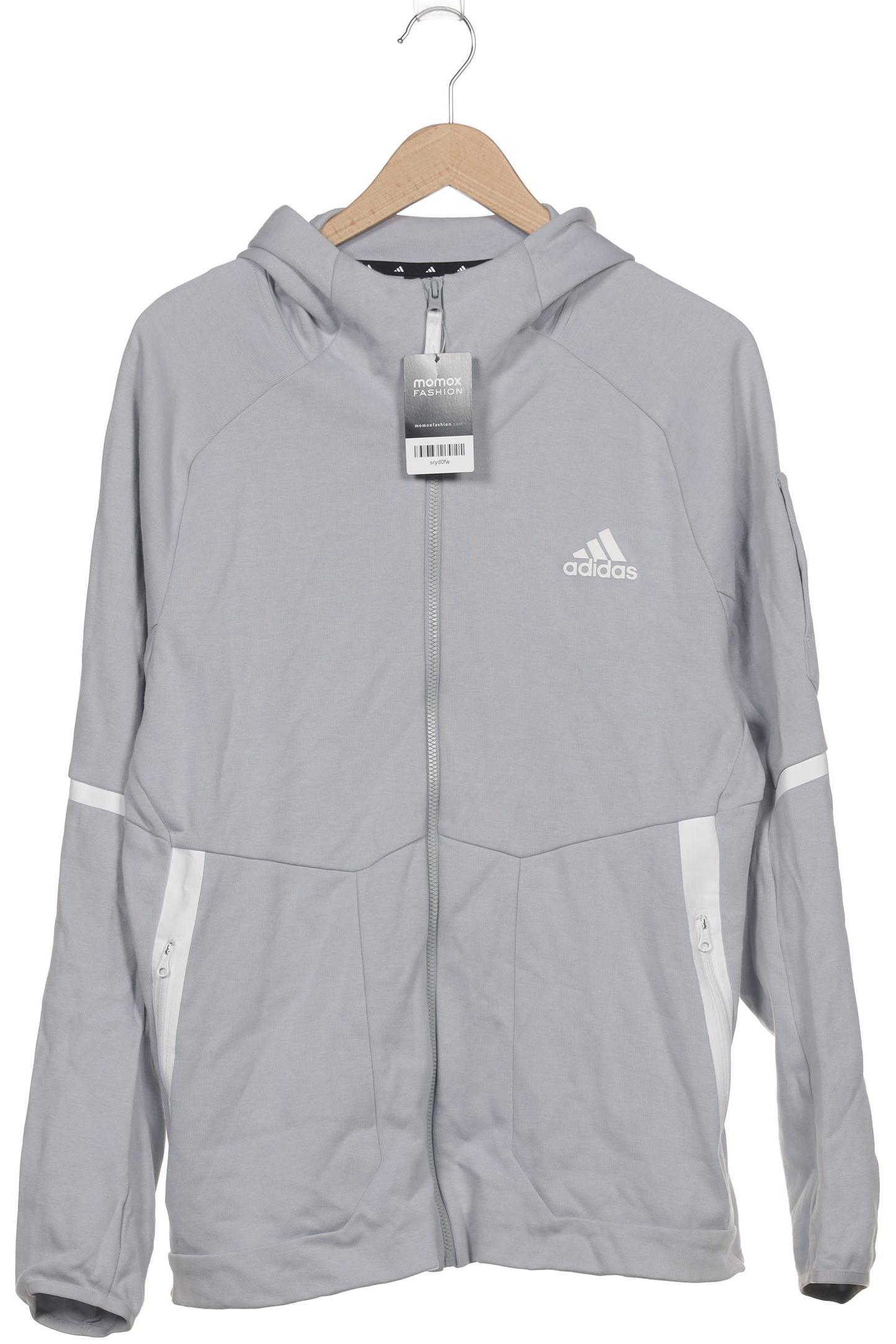 

adidas Herren Kapuzenpullover, grau, Gr. 52