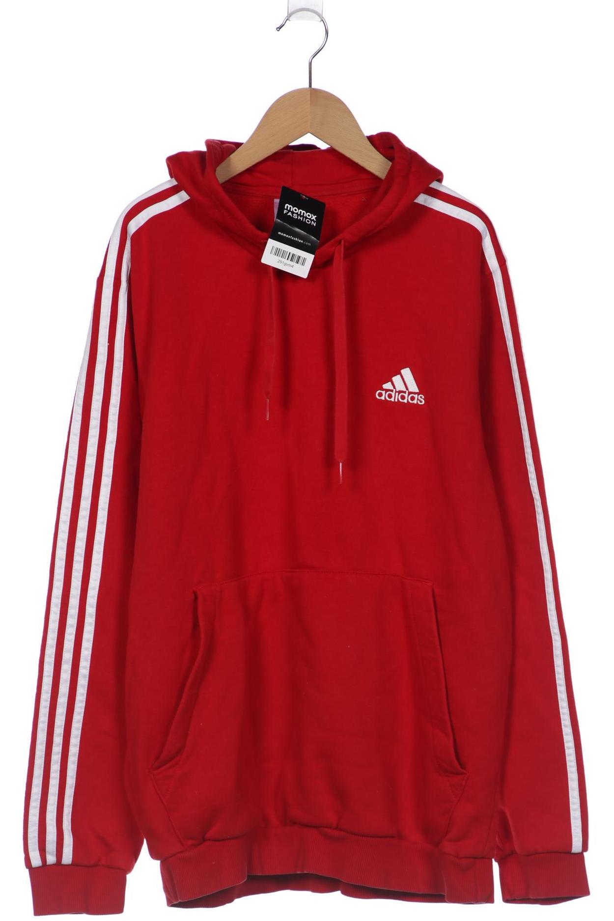 

adidas Herren Kapuzenpullover, rot, Gr. 52