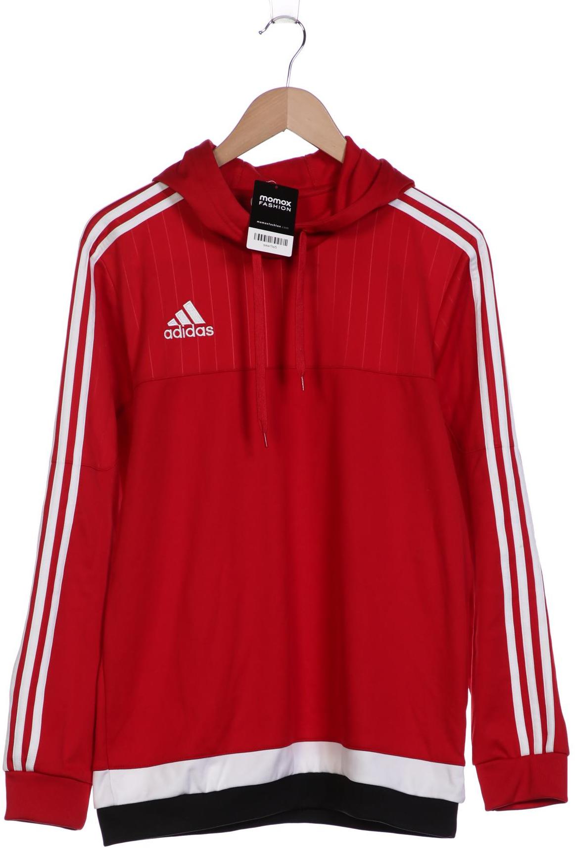 

adidas Herren Kapuzenpullover, rot, Gr. 48