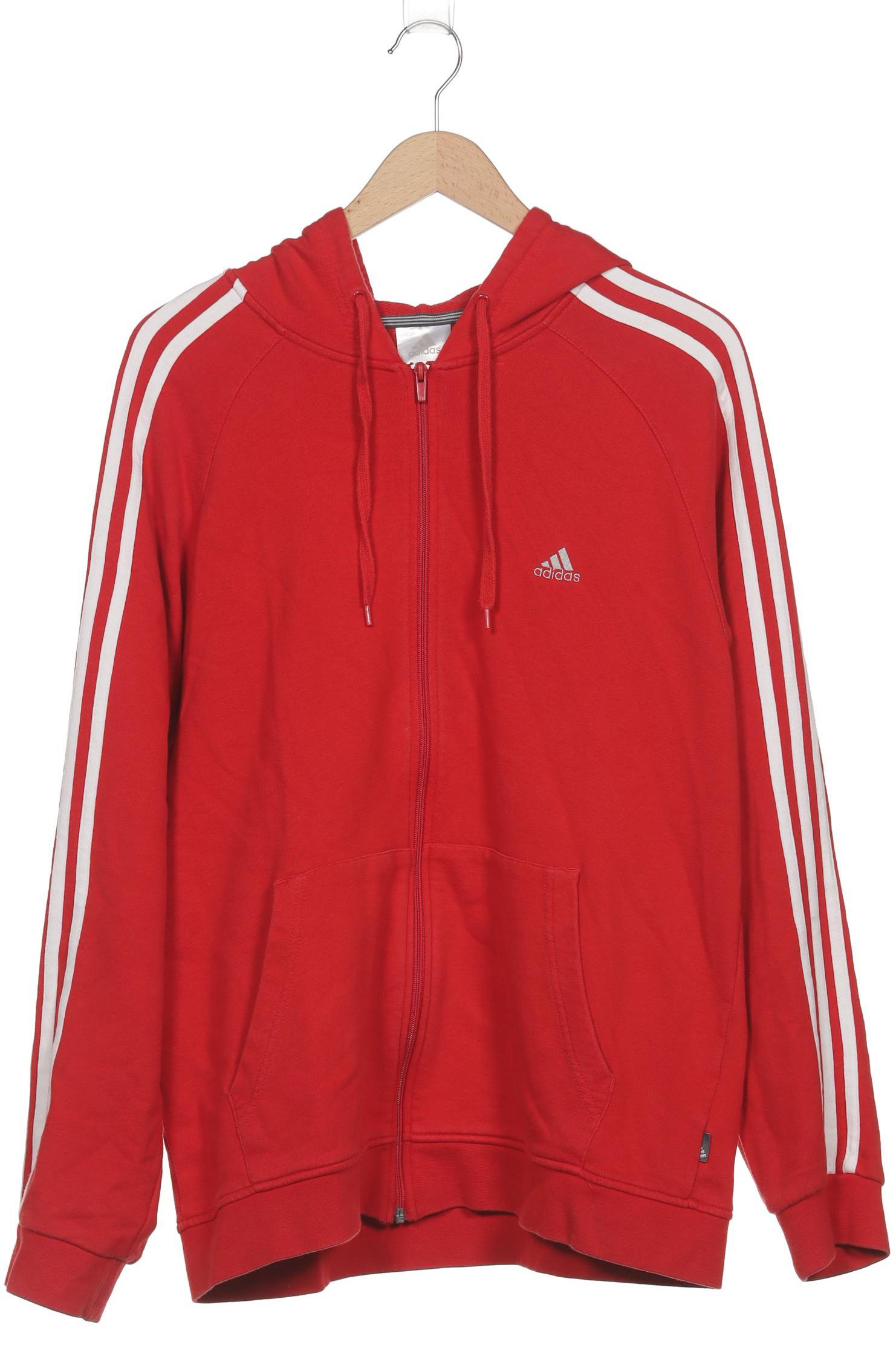 

adidas Herren Kapuzenpullover, rot, Gr. 52