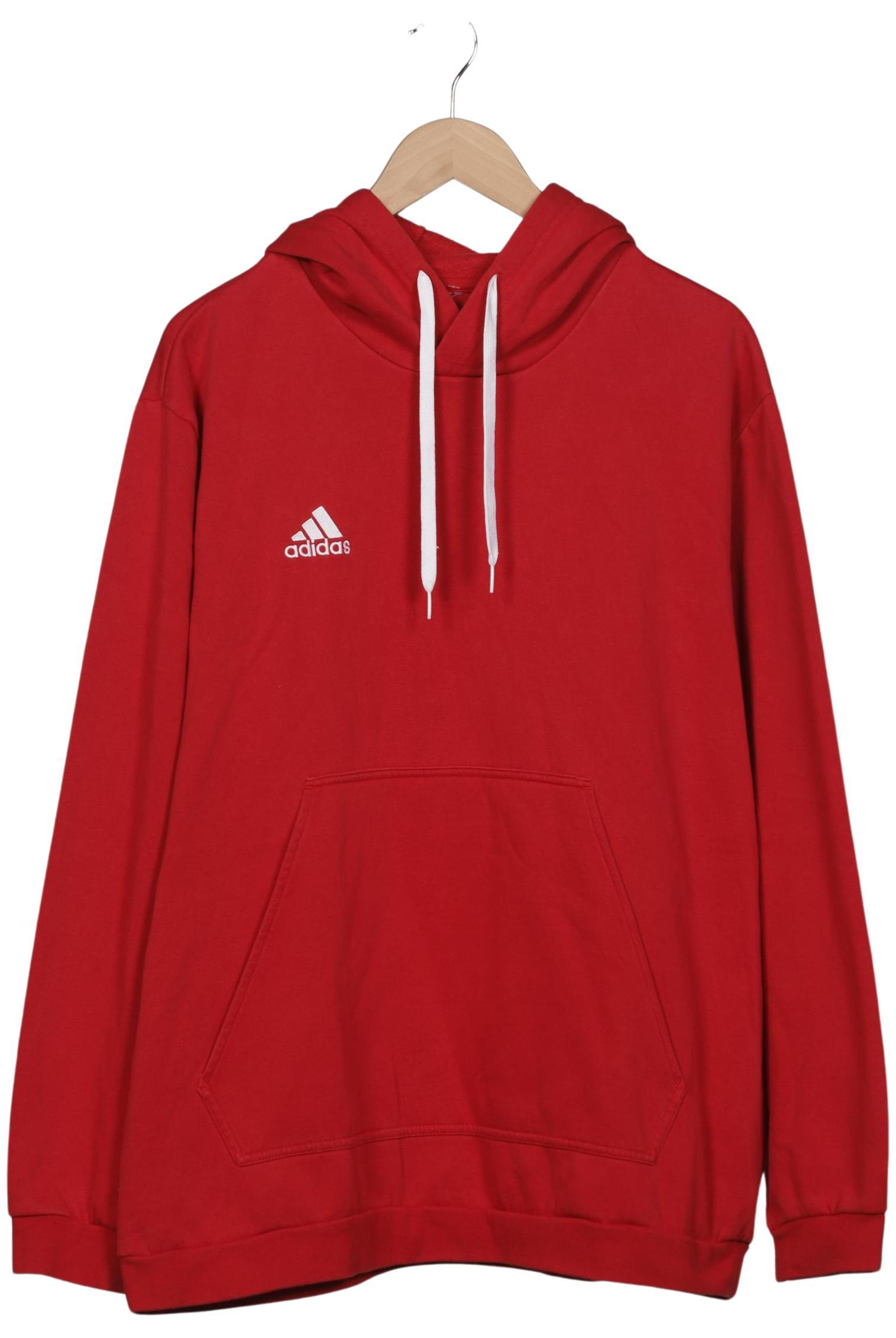 

adidas Herren Kapuzenpullover, rot, Gr. 54
