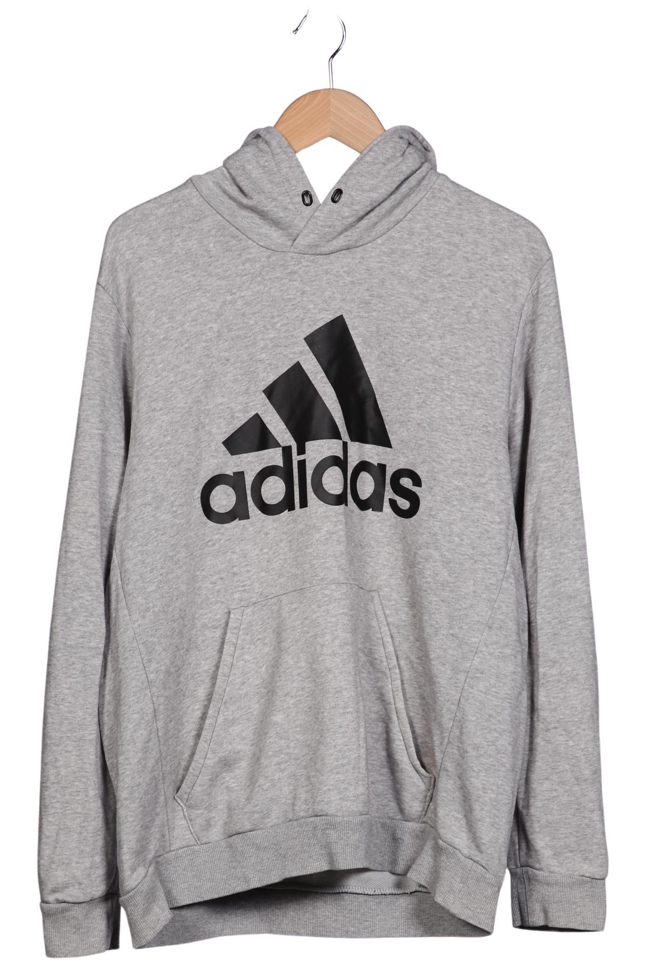

adidas Herren Kapuzenpullover, grau, Gr. 52
