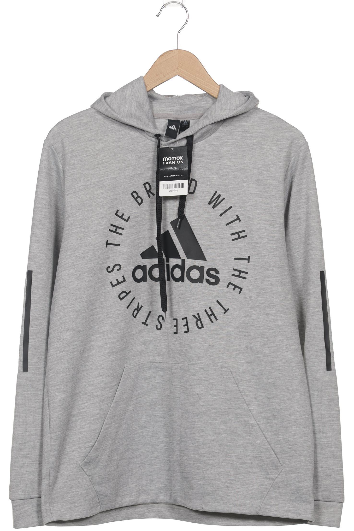 

adidas Herren Kapuzenpullover, grau, Gr. 52