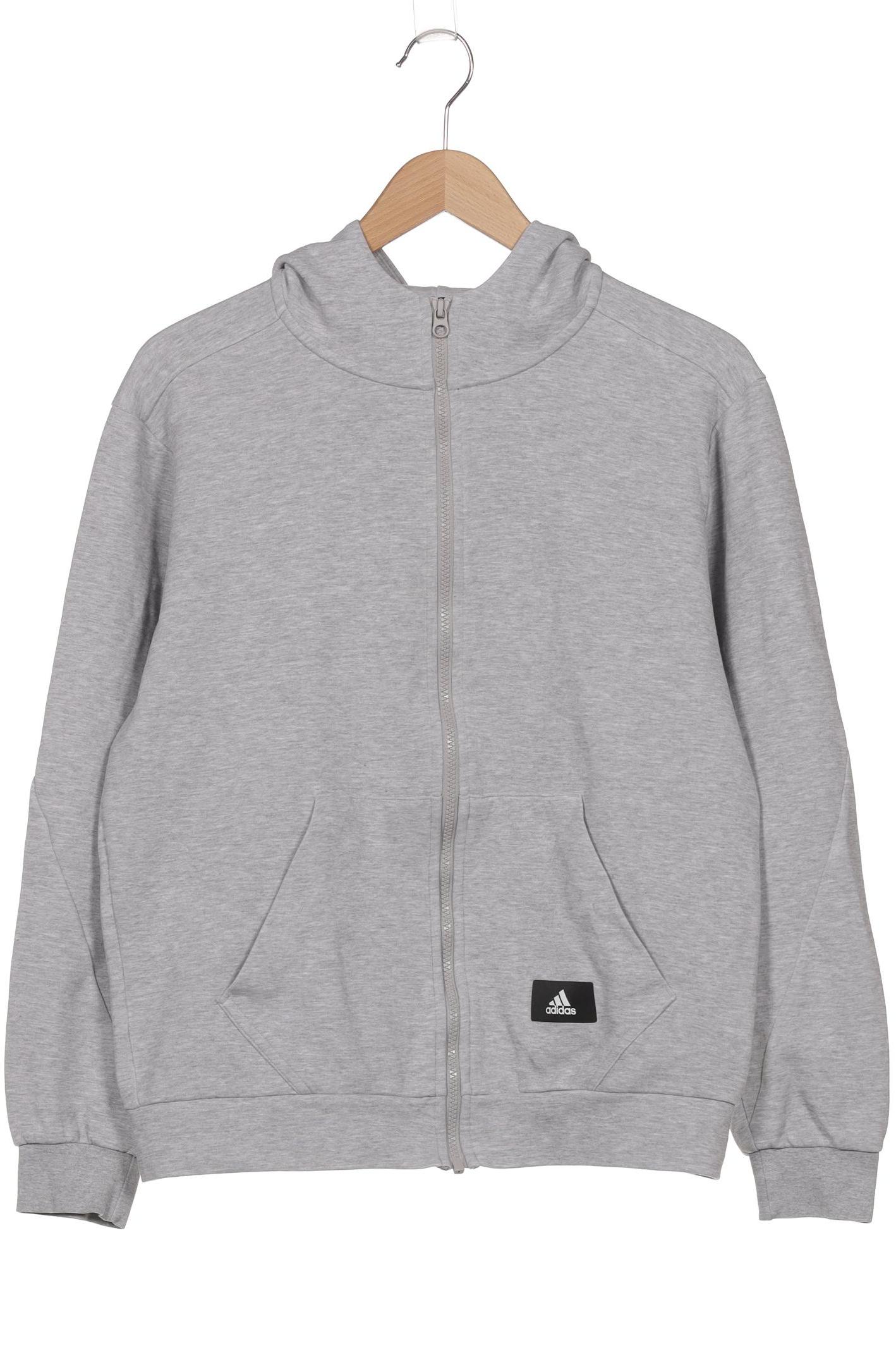 

adidas Herren Kapuzenpullover, grau, Gr. 46