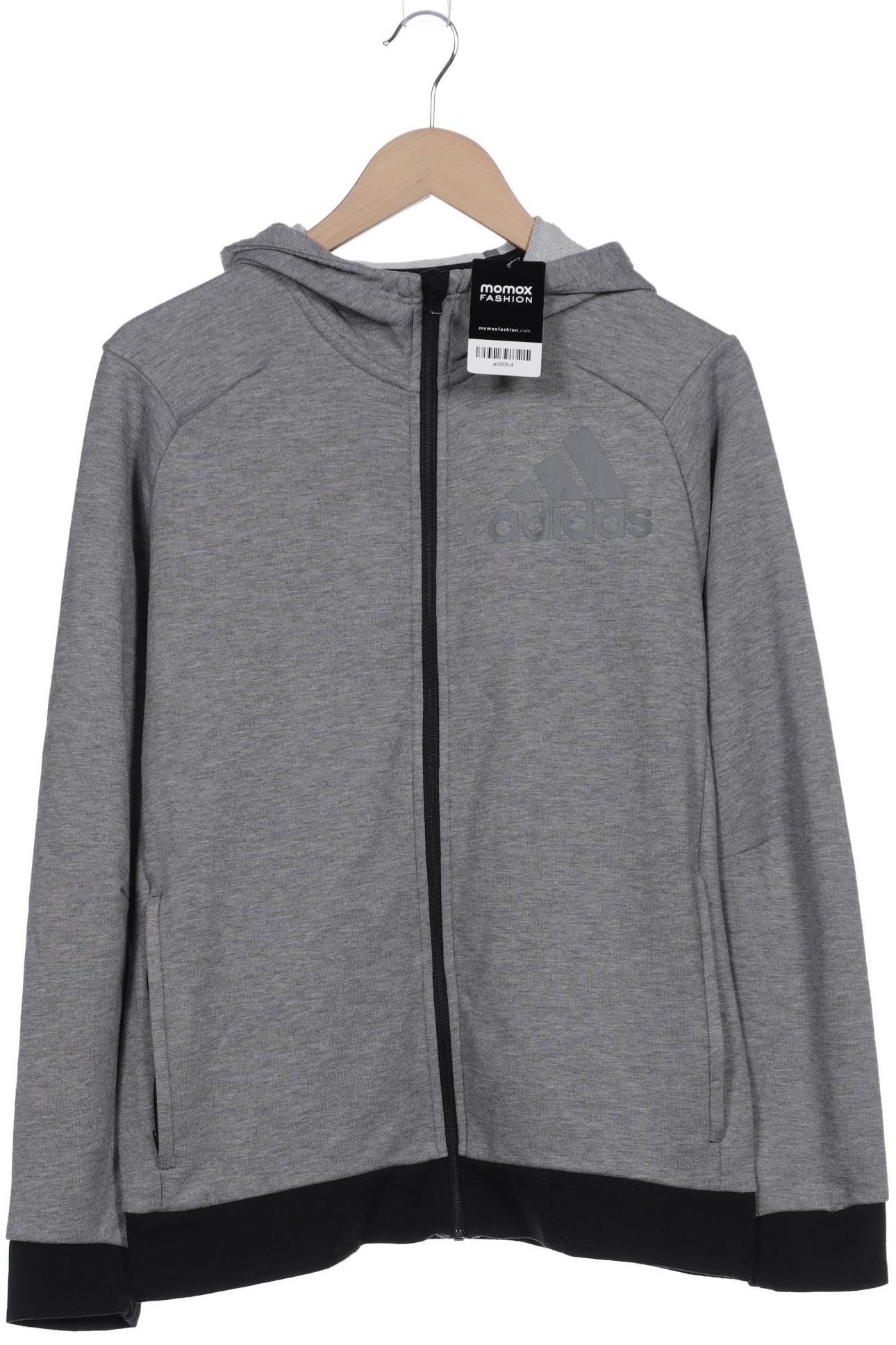 

adidas Herren Kapuzenpullover, grau, Gr. 48