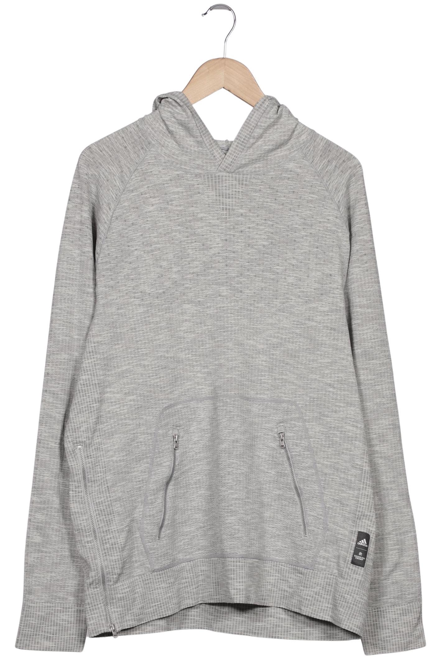 

adidas Herren Kapuzenpullover, grau, Gr. 48
