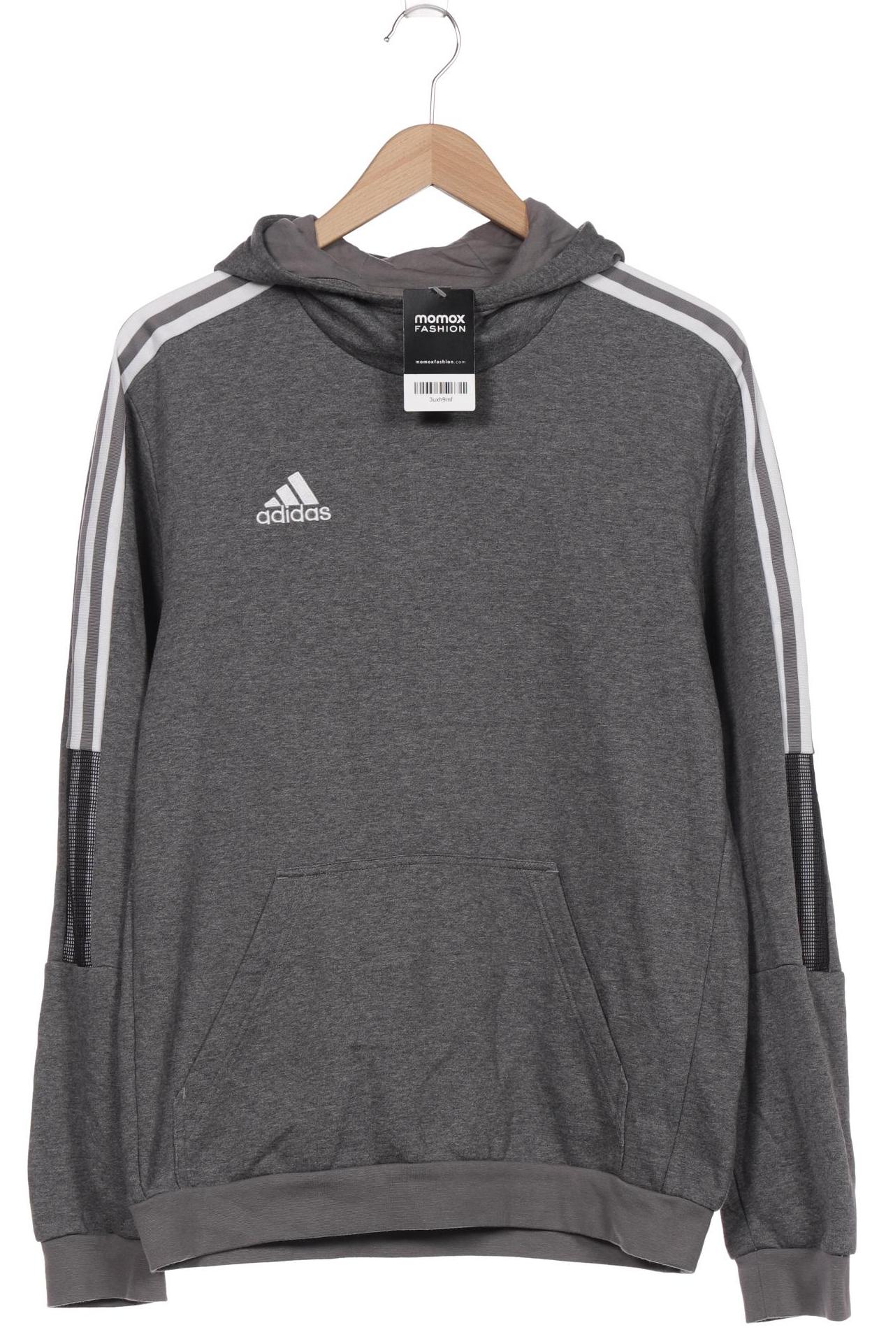 

adidas Herren Kapuzenpullover, grau, Gr. 48