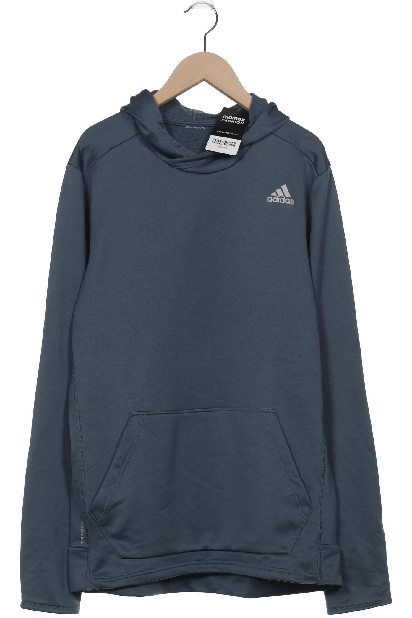 

adidas Herren Kapuzenpullover, blau, Gr. 48
