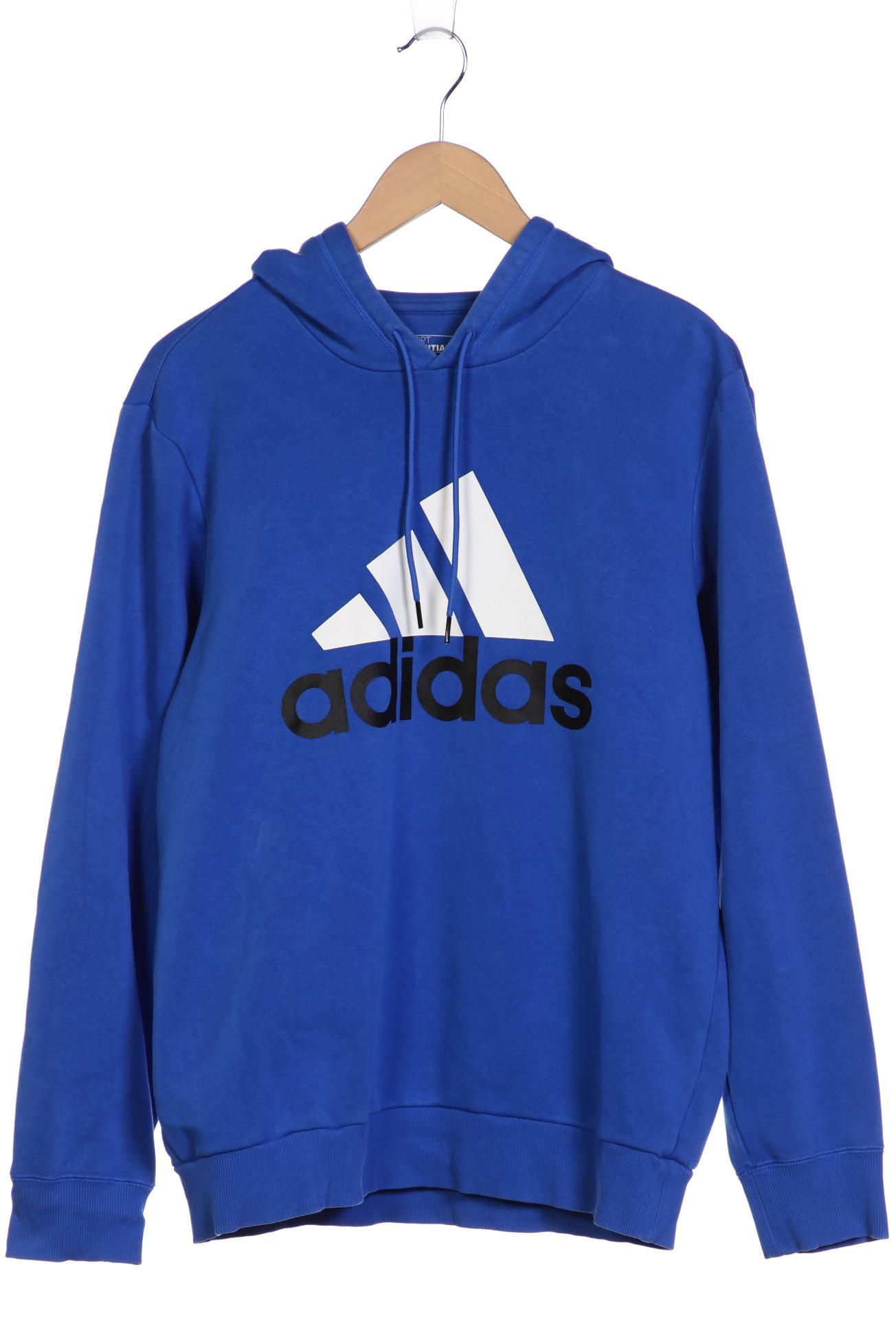 

adidas Herren Kapuzenpullover, blau, Gr. 48