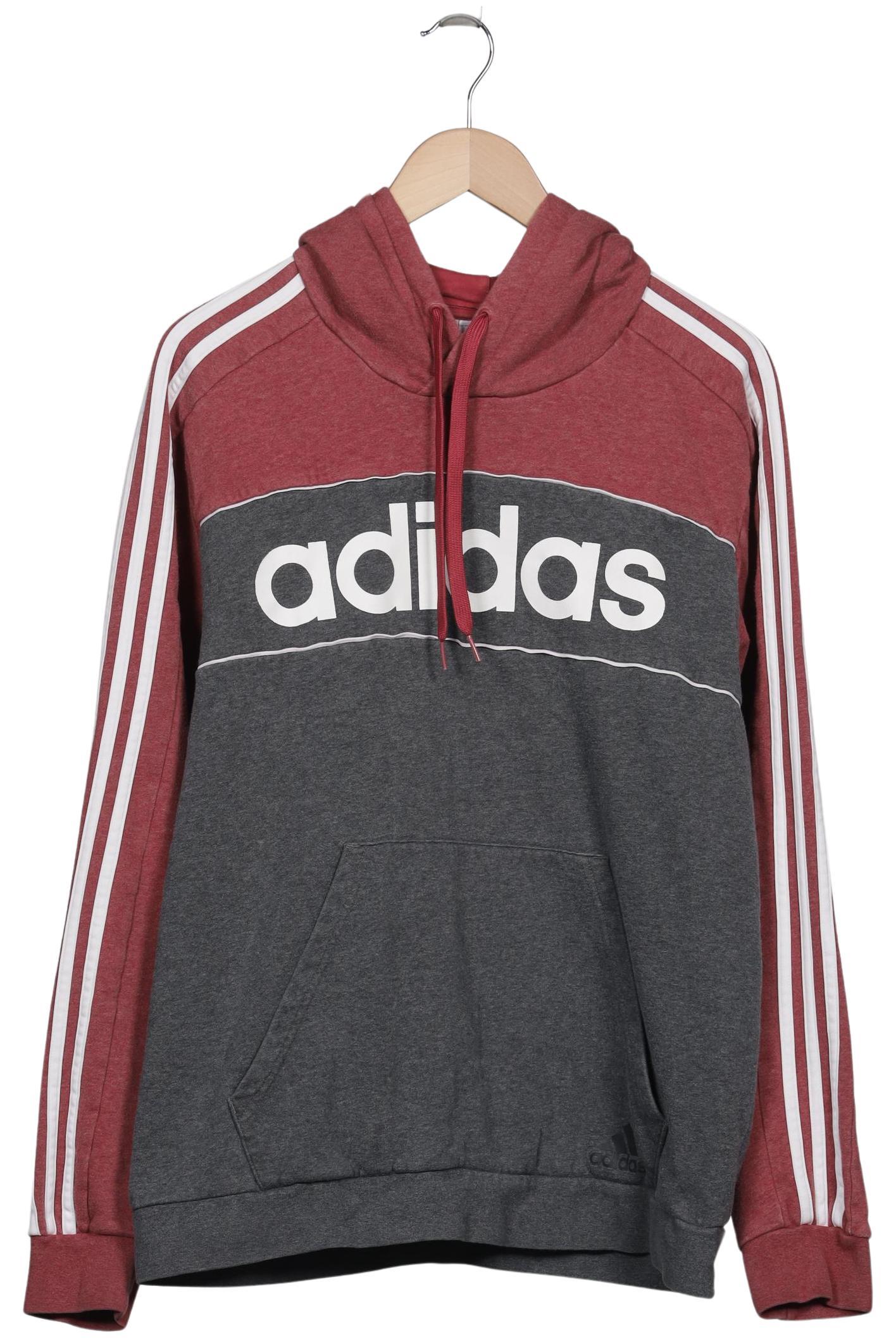 

adidas Herren Kapuzenpullover, grau, Gr. 54