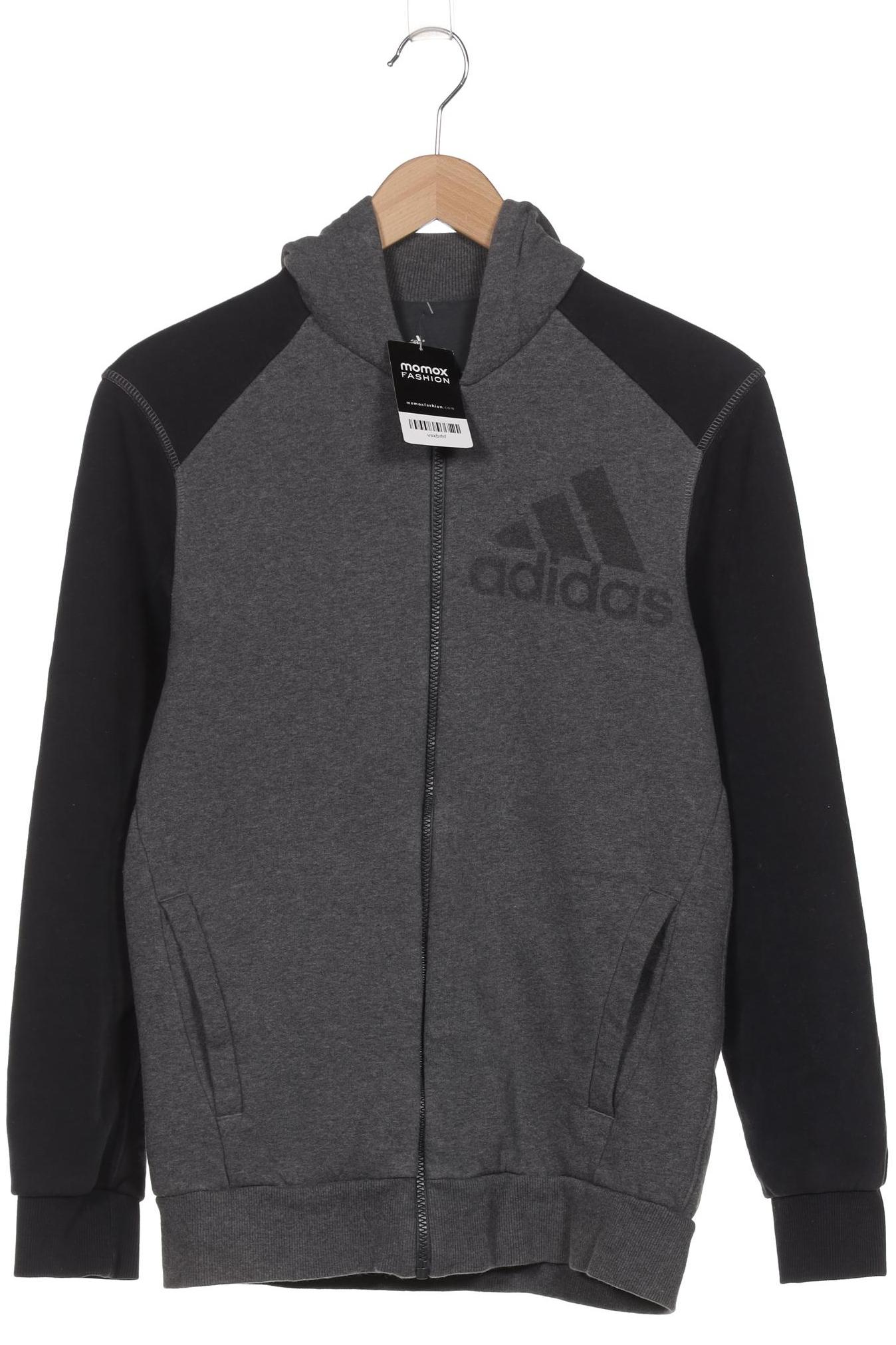 

adidas Herren Kapuzenpullover, grau, Gr. 46