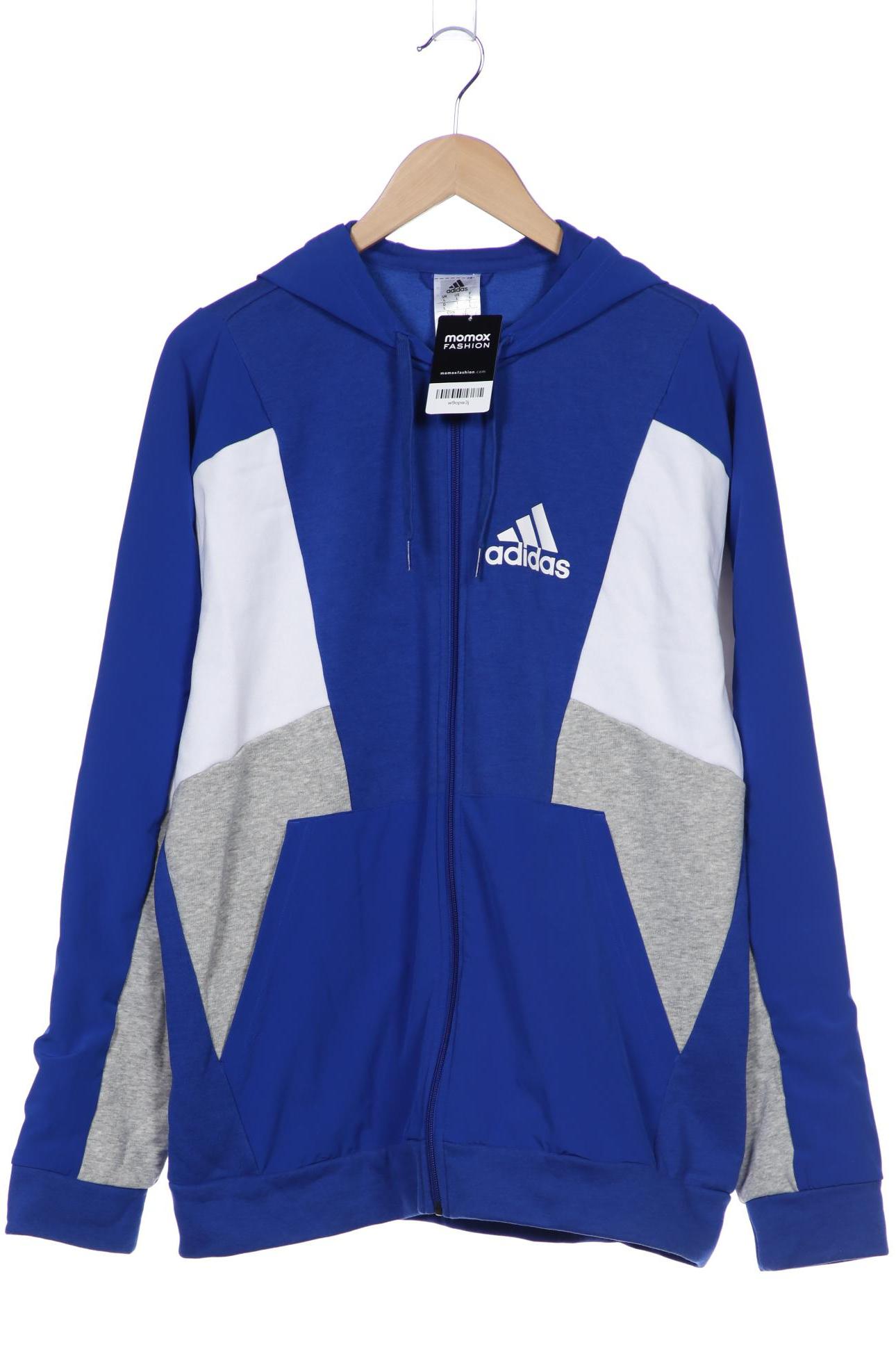 

adidas Herren Kapuzenpullover, blau, Gr. 52