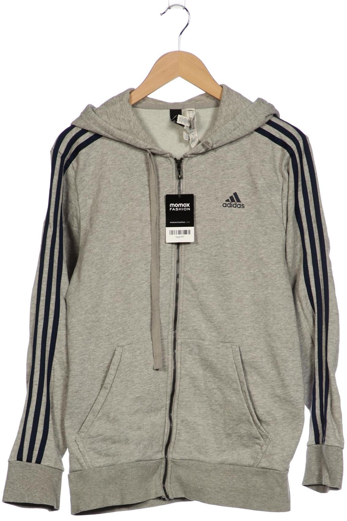 

adidas Herren Kapuzenpullover, grau, Gr. 48