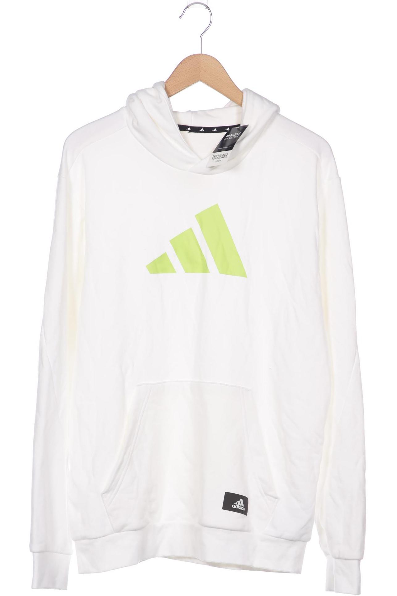 

adidas Herren Kapuzenpullover, weiß, Gr. 48