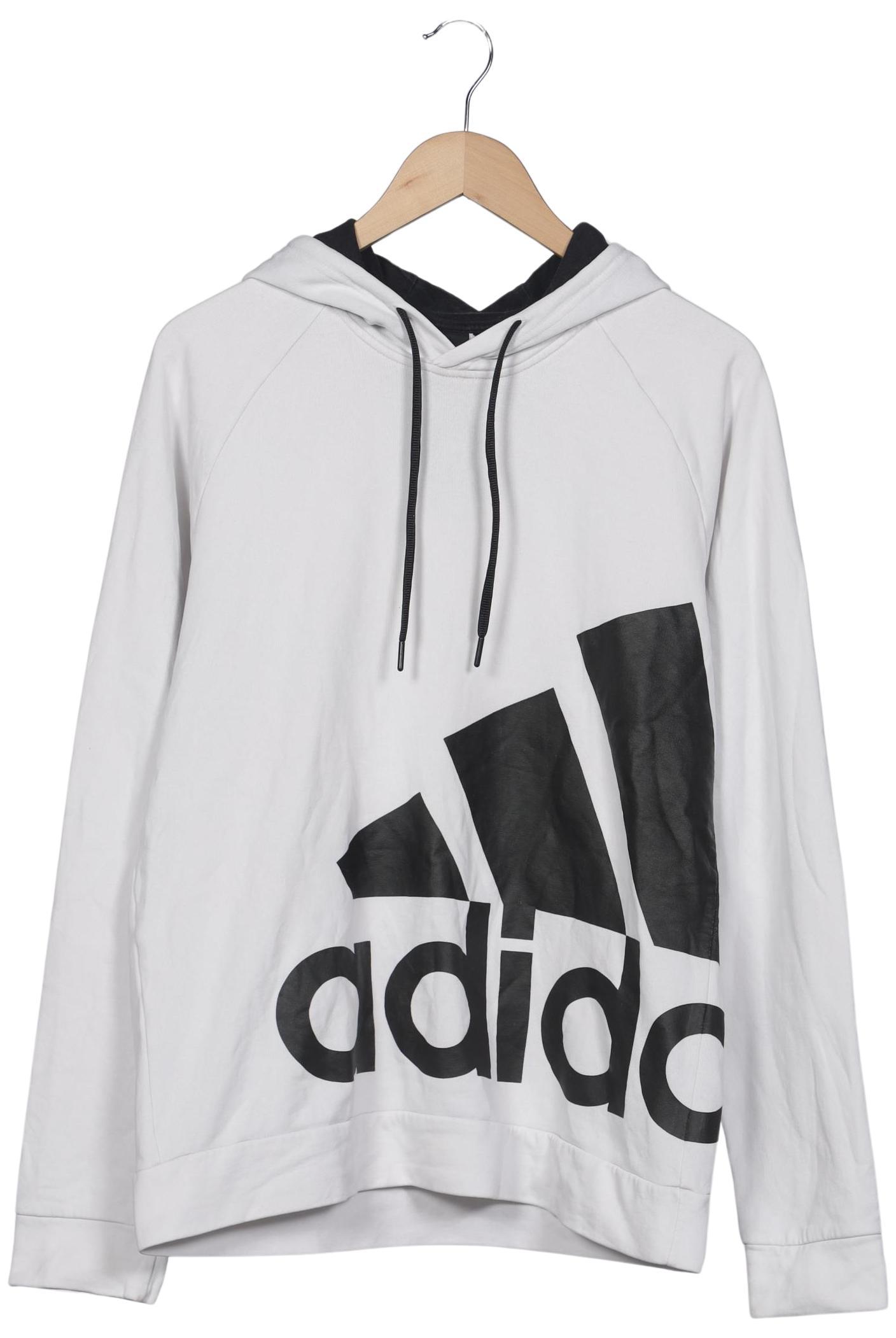 

adidas Herren Kapuzenpullover, weiß, Gr. 48