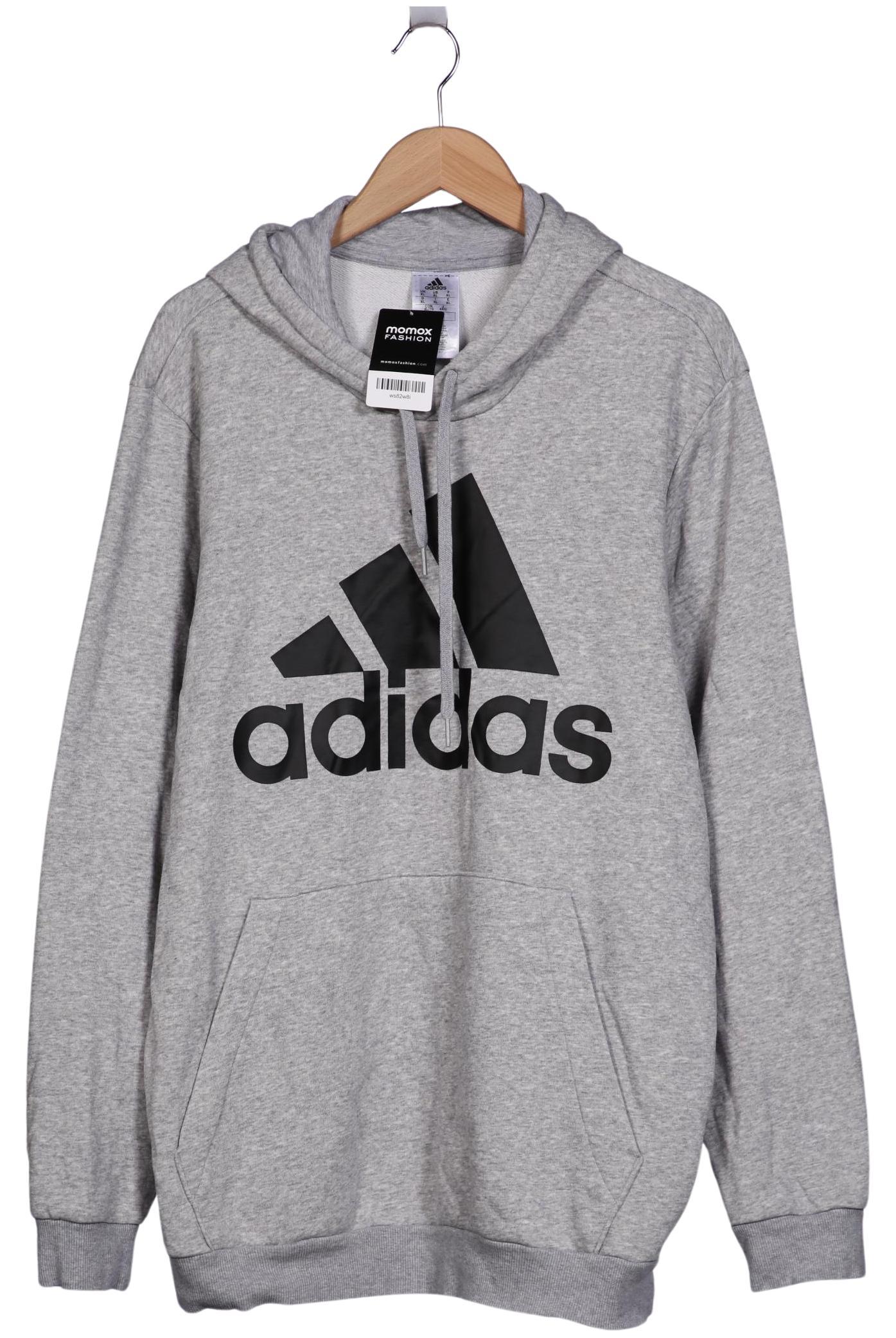 

adidas Herren Kapuzenpullover, grau, Gr. 54