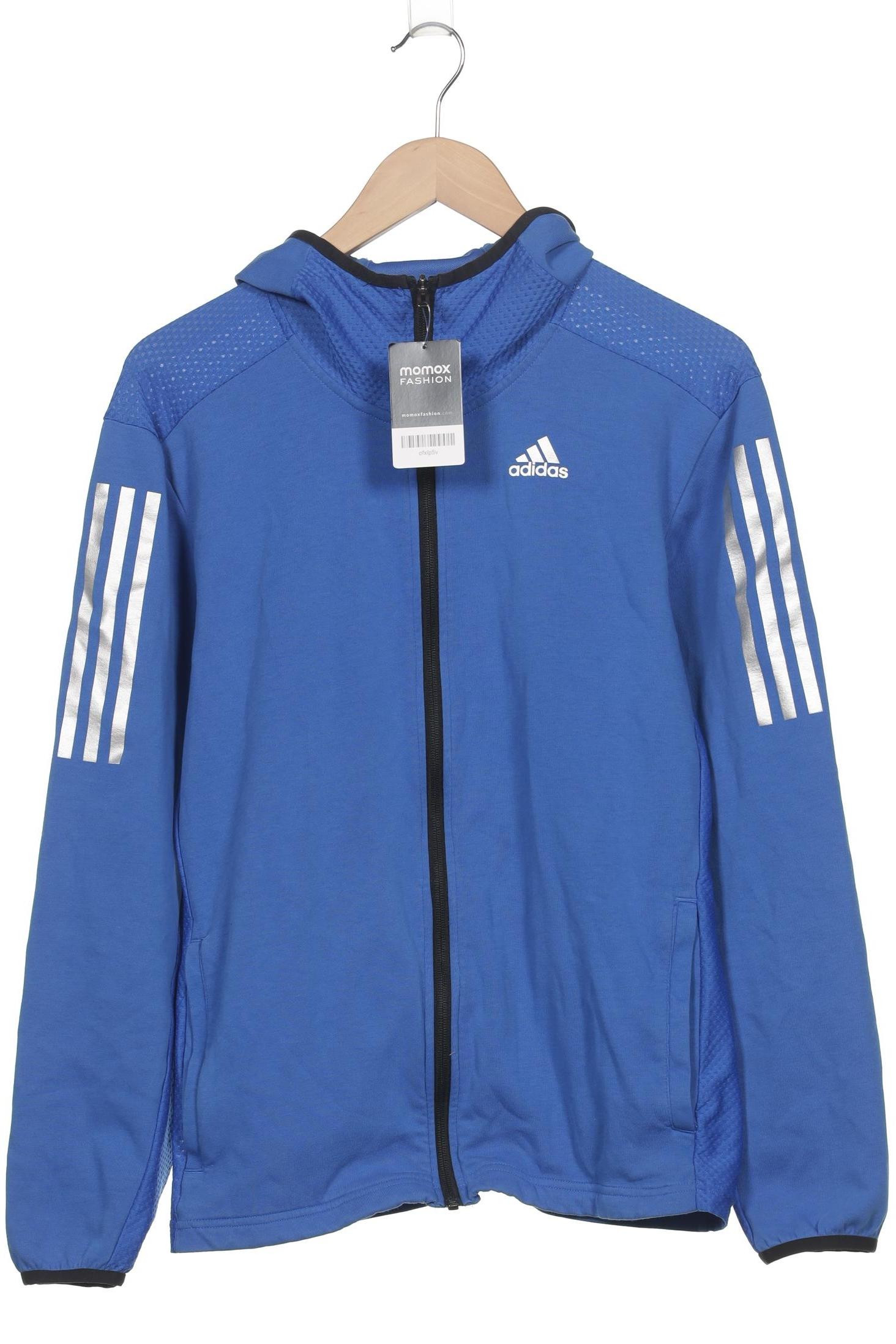 

adidas Herren Kapuzenpullover, blau, Gr. 48