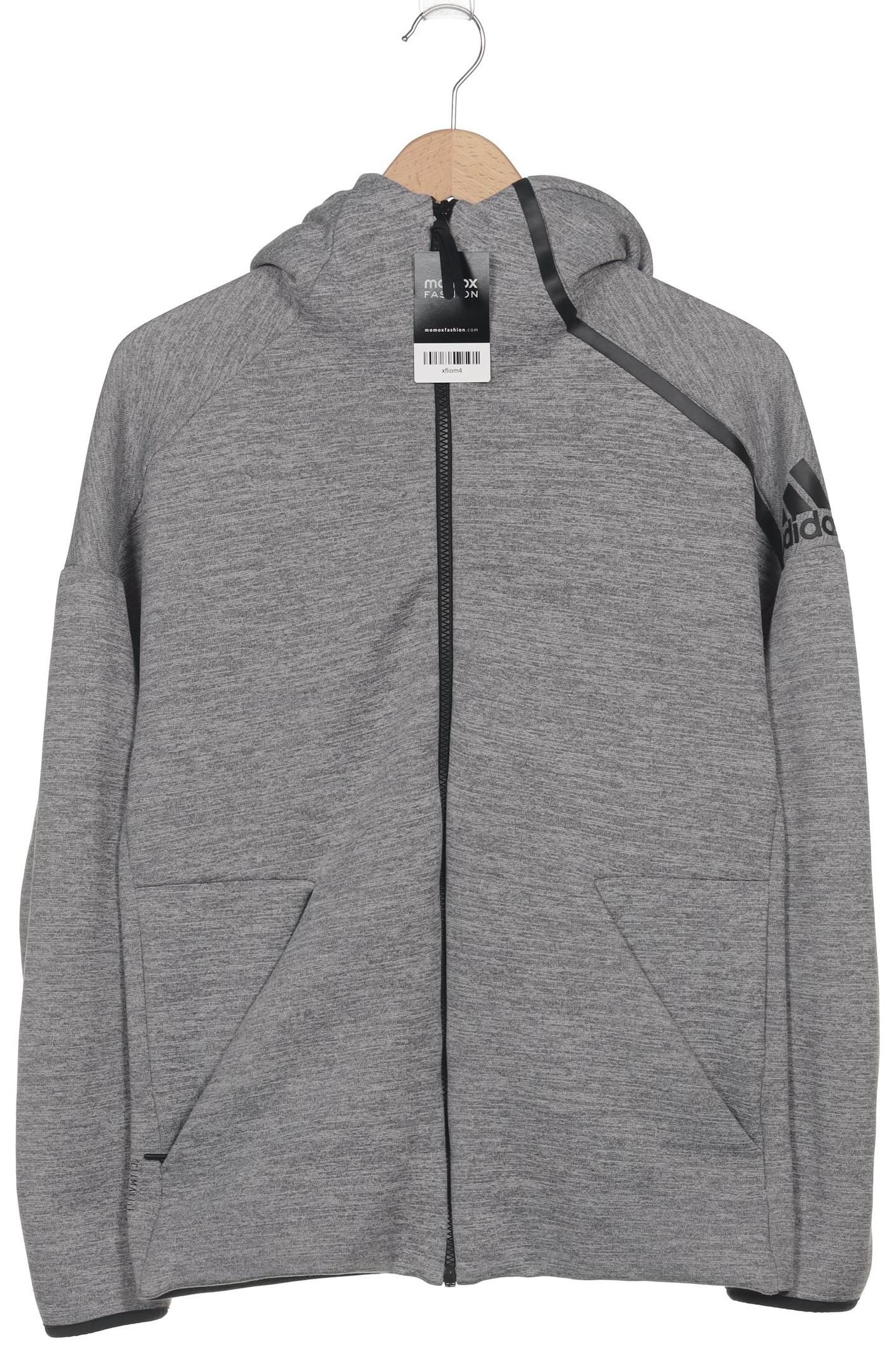 

adidas Herren Kapuzenpullover, grau, Gr. 46