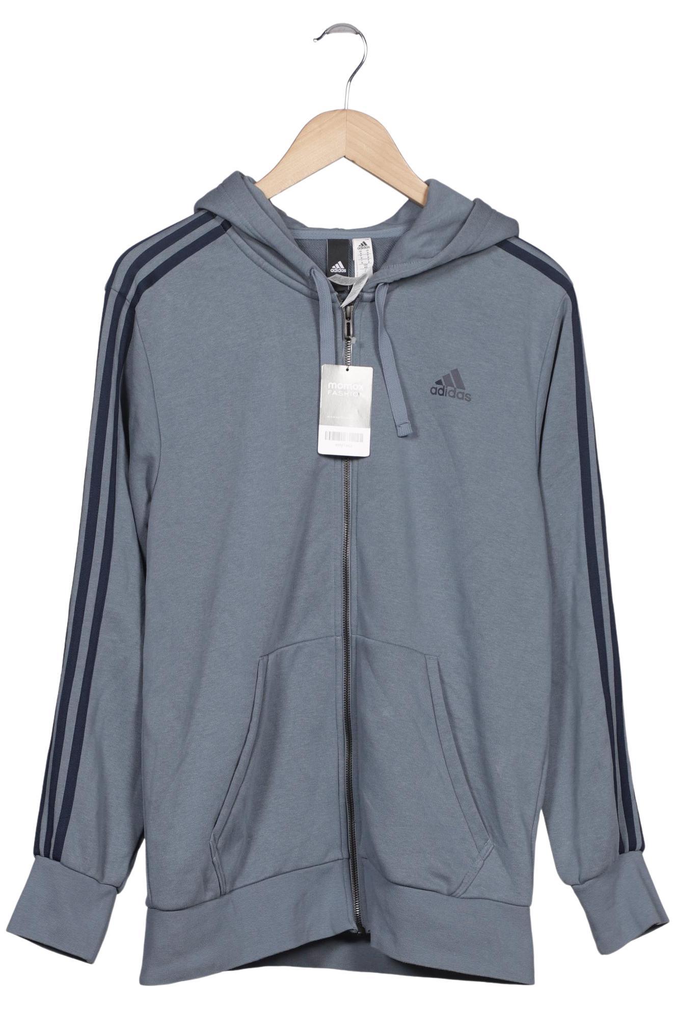 

adidas Herren Kapuzenpullover, blau, Gr. 48