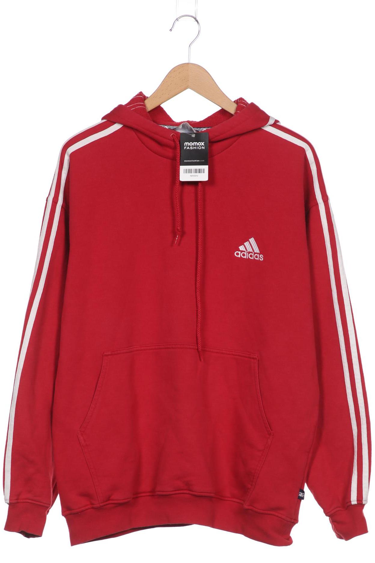 

adidas Herren Kapuzenpullover, rot, Gr. 48