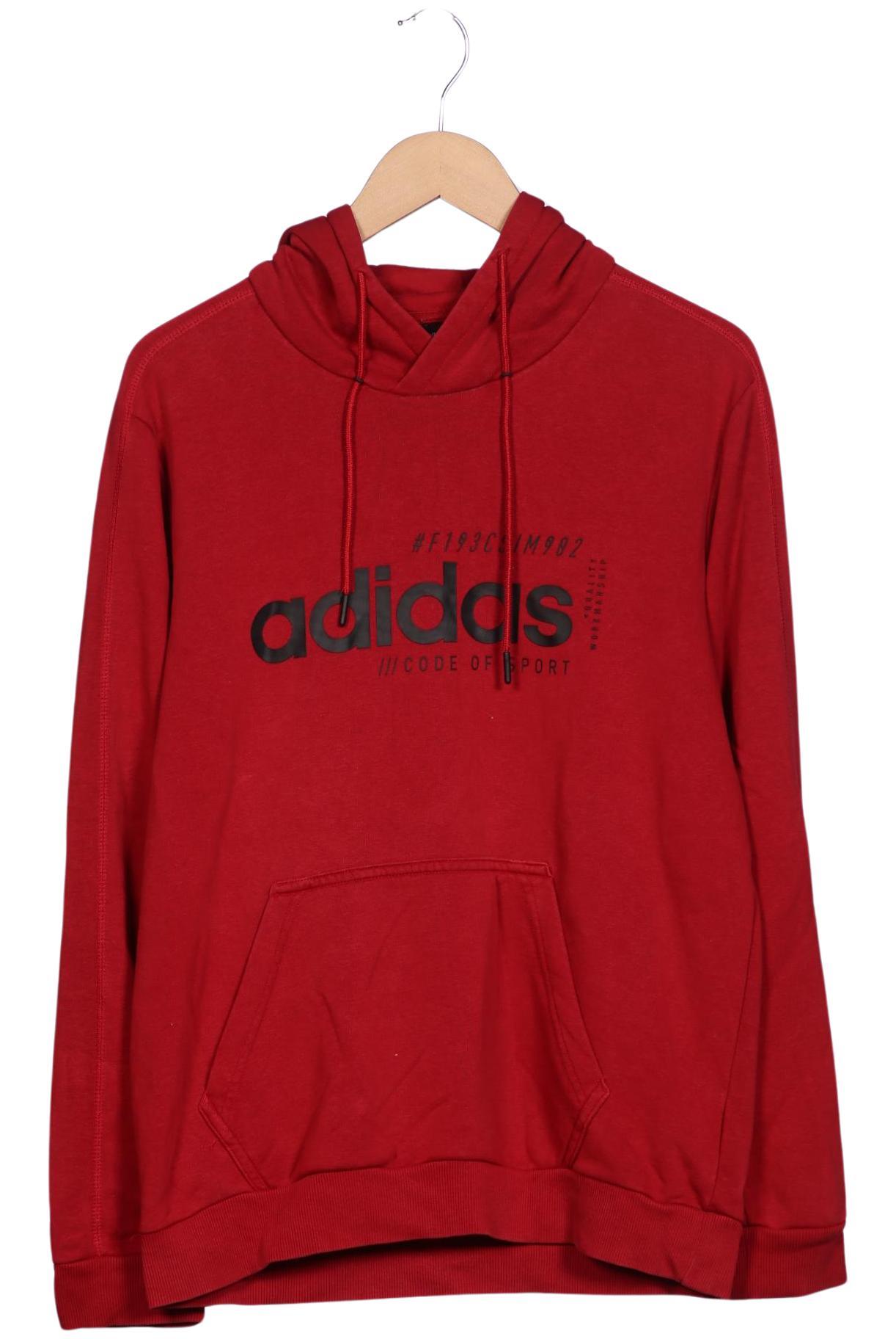 

adidas Herren Kapuzenpullover, rot, Gr. 48