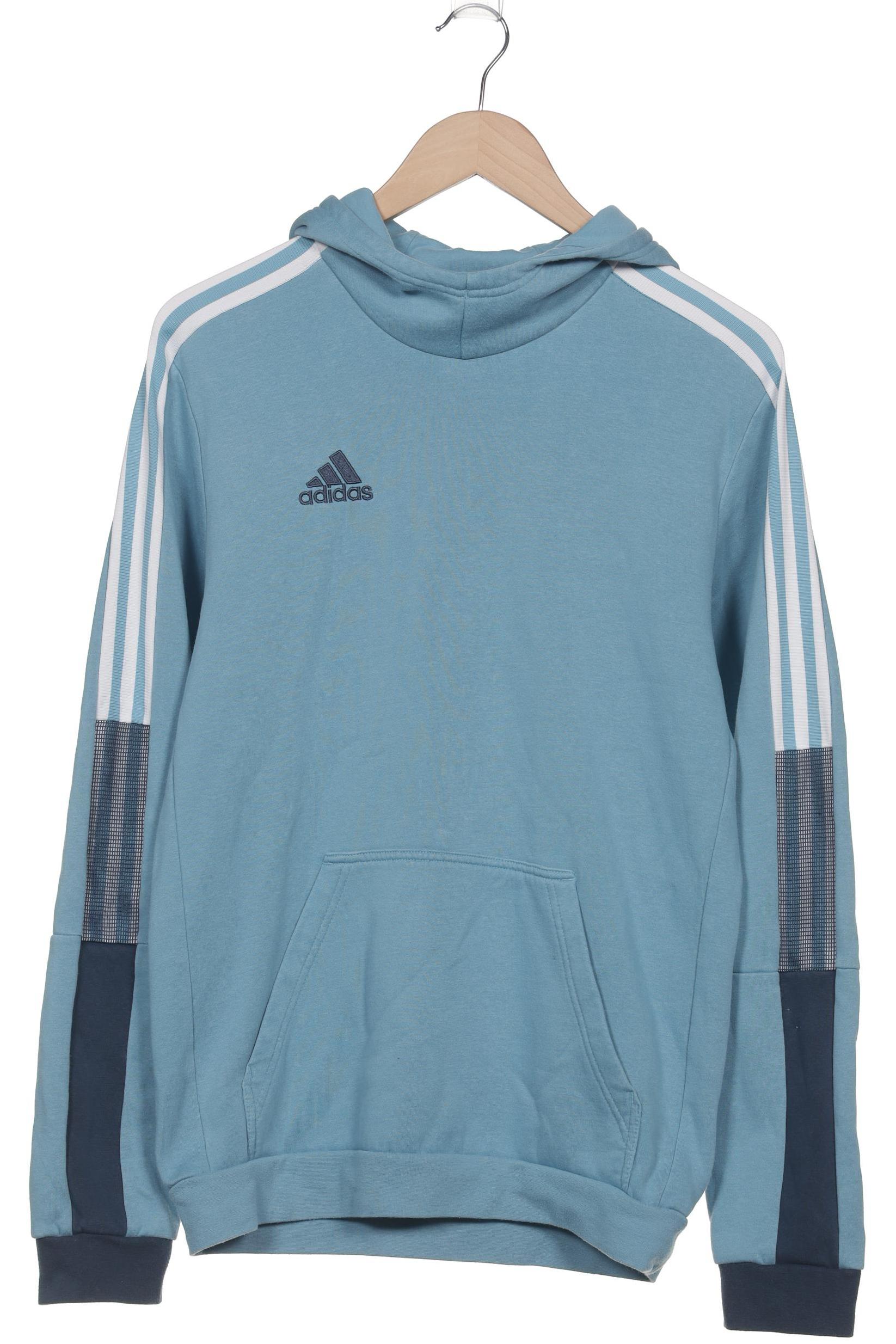 

adidas Herren Kapuzenpullover, blau, Gr. 46