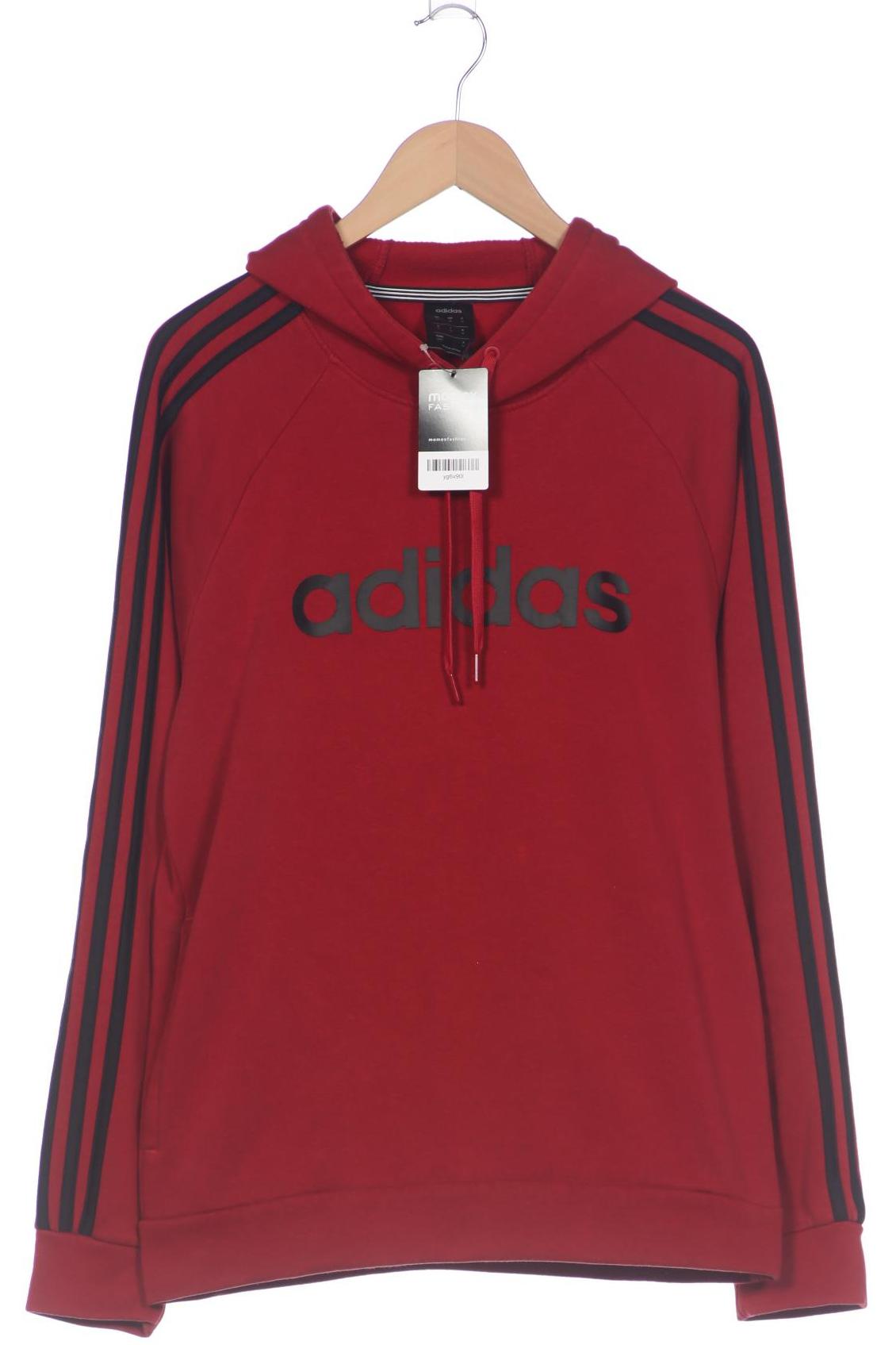 

adidas Herren Kapuzenpullover, rot, Gr. 48