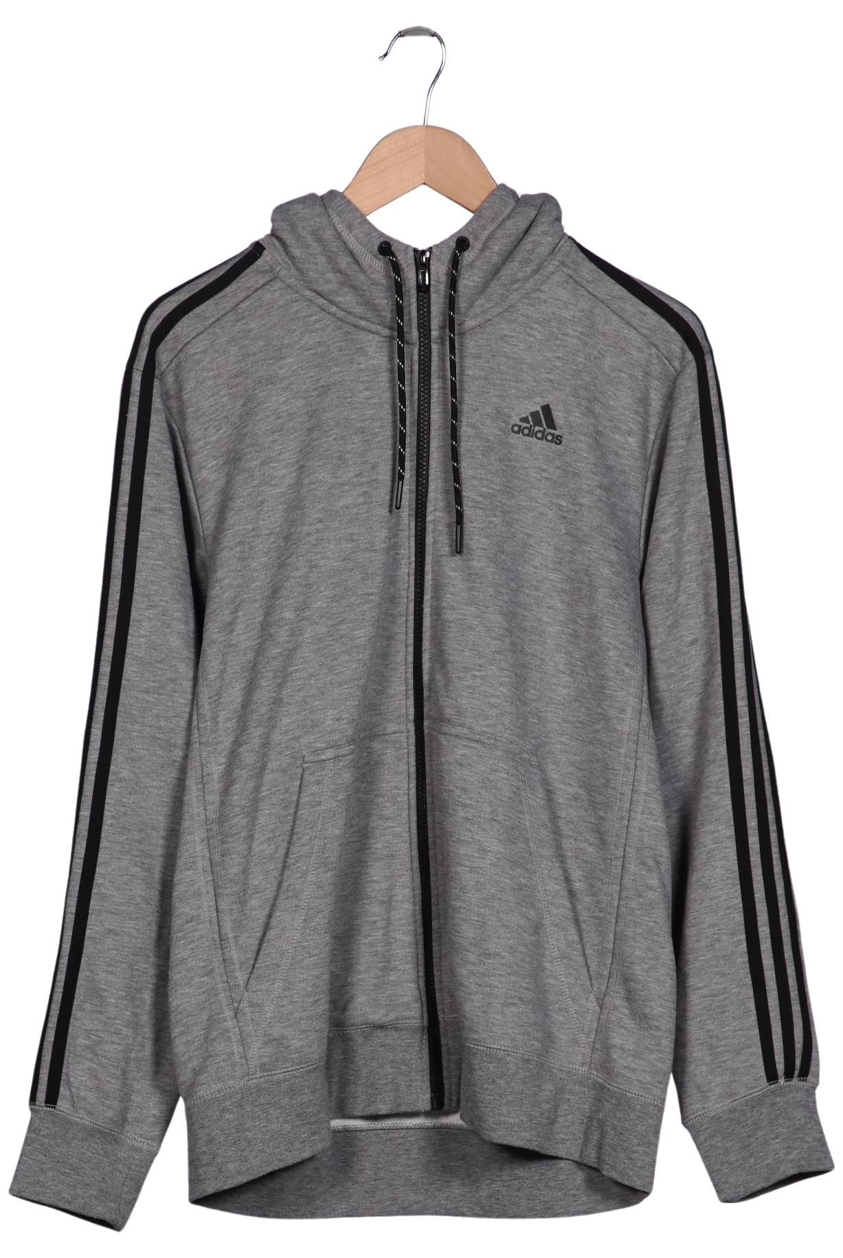 

adidas Herren Kapuzenpullover, grau, Gr. 52
