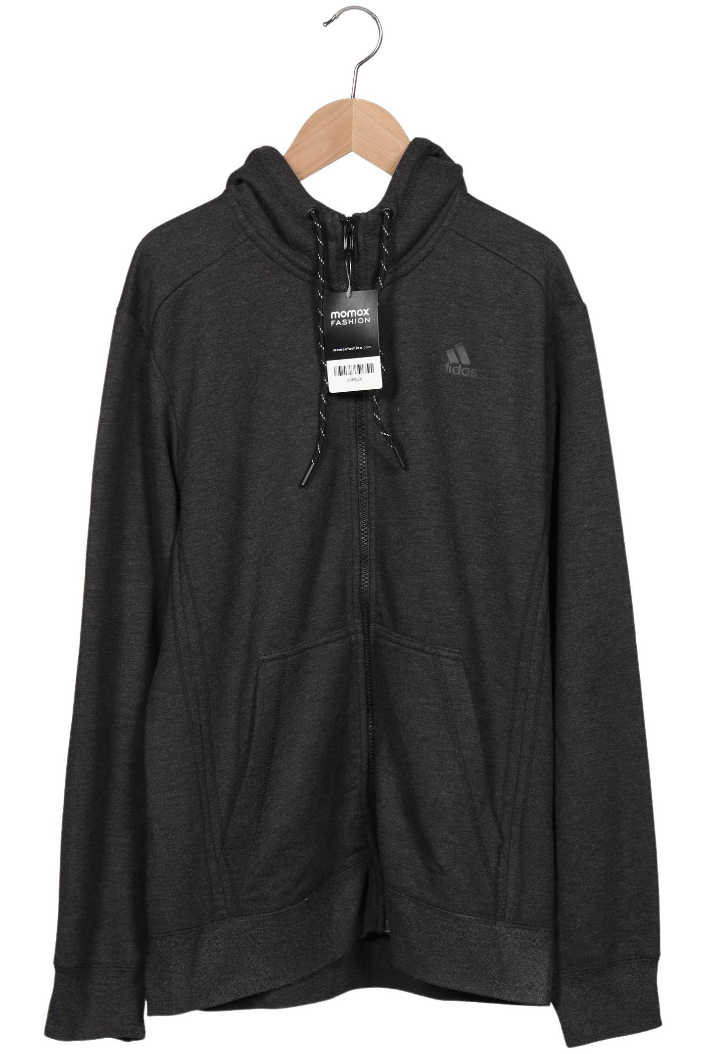 

adidas Herren Kapuzenpullover, grau, Gr. 48