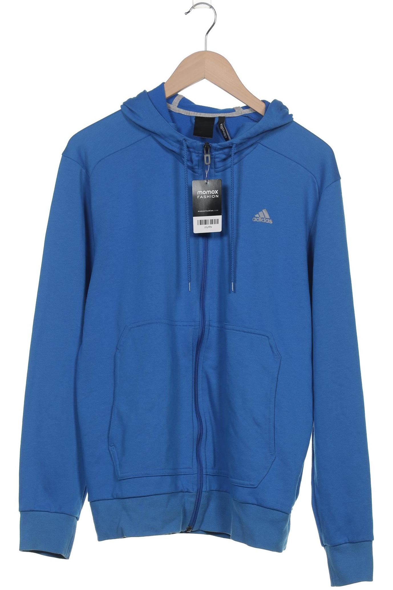 

adidas Herren Kapuzenpullover, blau, Gr. 48