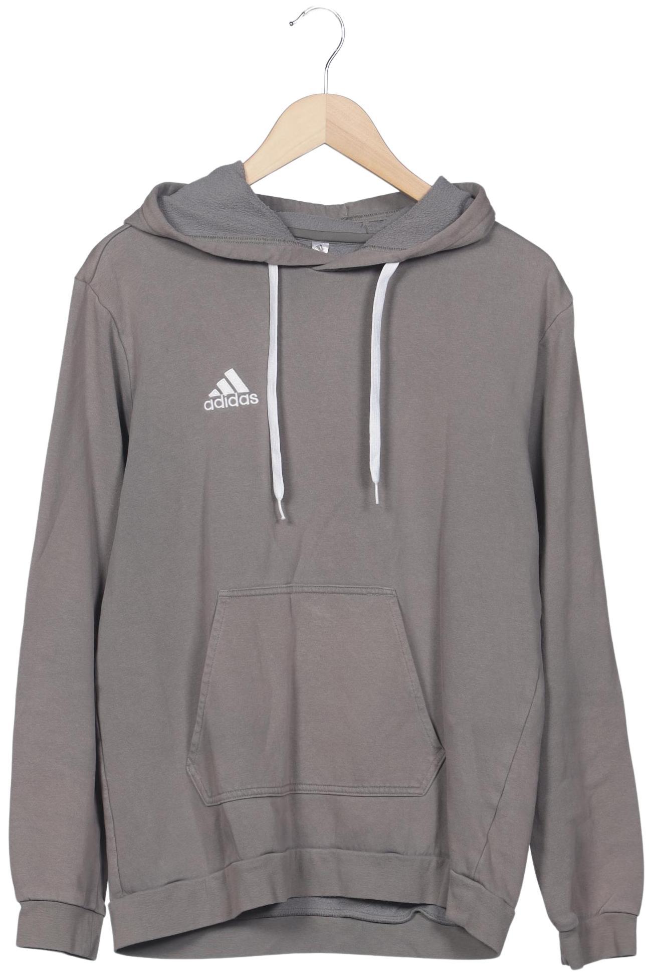 

adidas Herren Kapuzenpullover, grau, Gr. 48