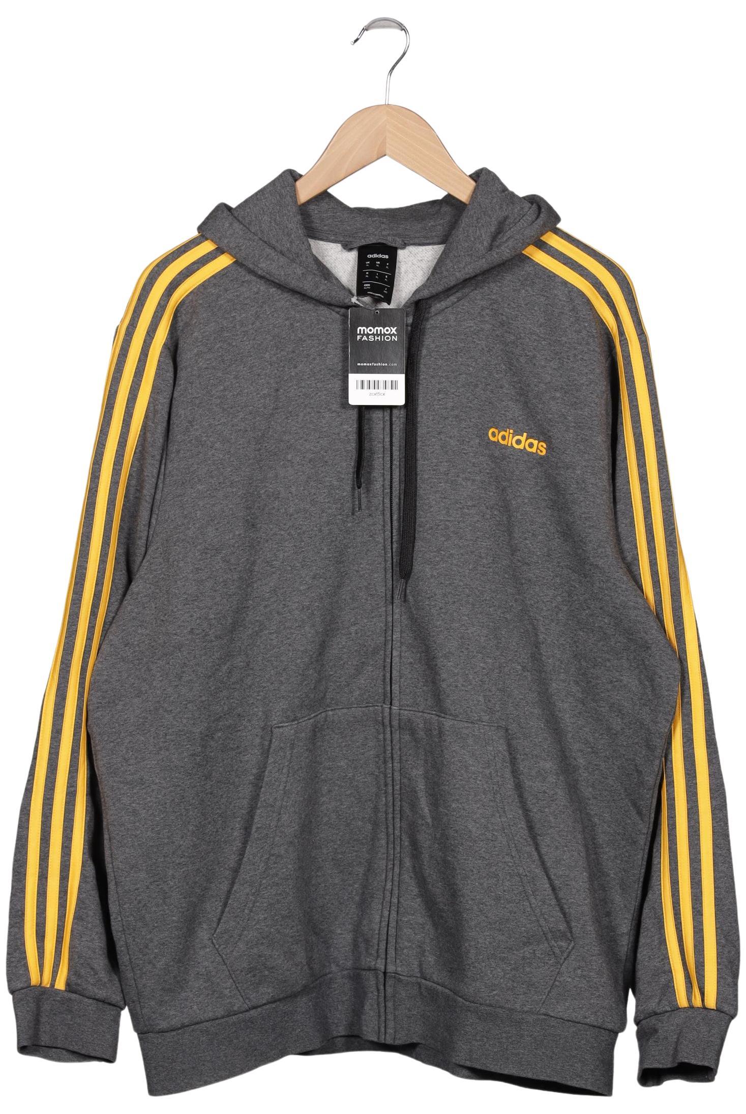 

adidas Herren Kapuzenpullover, grau, Gr. 54