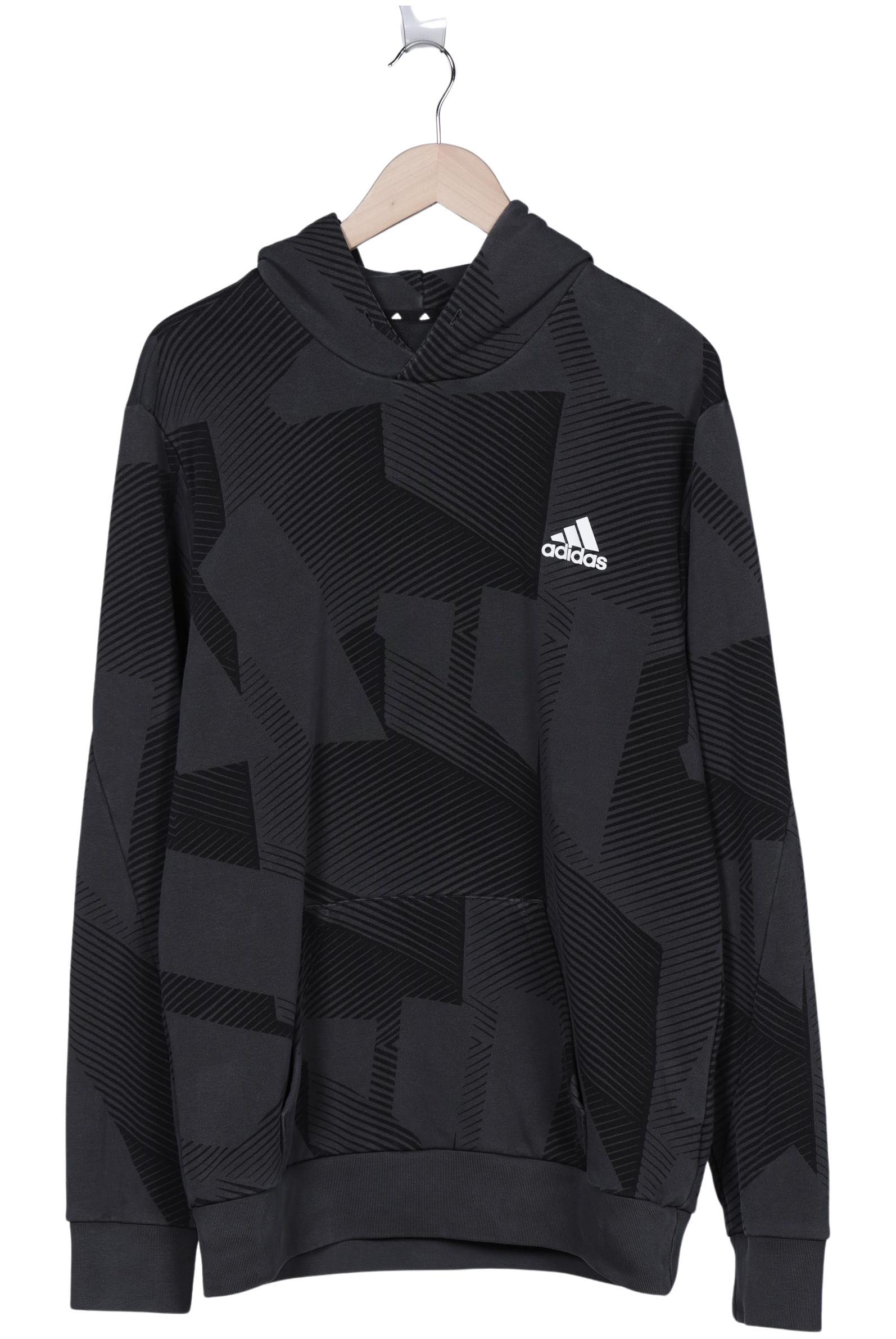 

adidas Herren Kapuzenpullover, grau, Gr. 48
