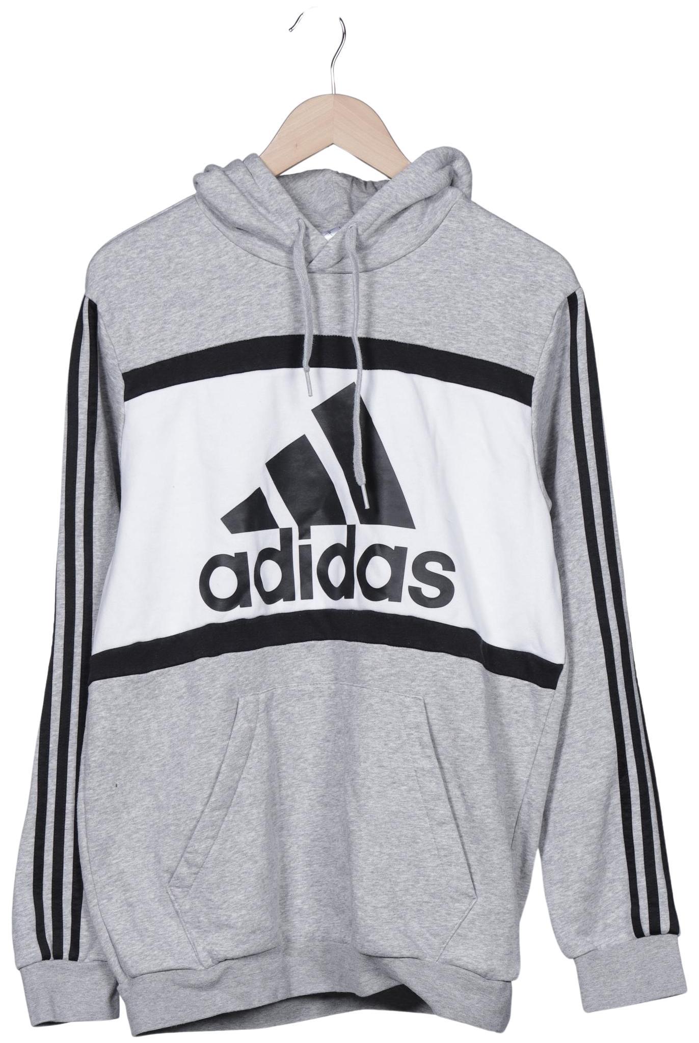 

adidas Herren Kapuzenpullover, grau, Gr. 52